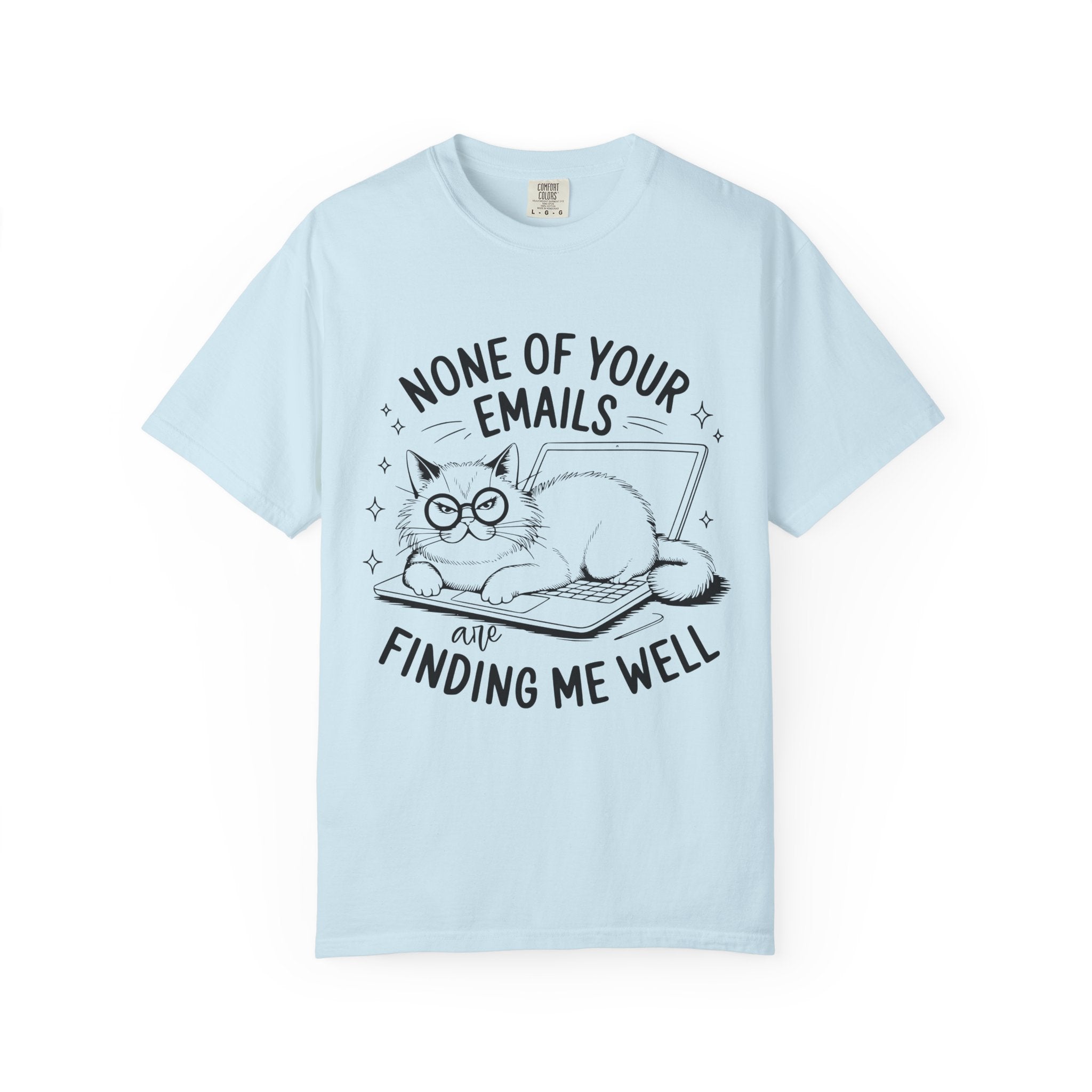Whimsical Cat Tee: Perfect Gift for Cat Lovers, Fun Humor Shirt, Relaxed Fit, Cozy Casual Wear, Gift for Pet Owners