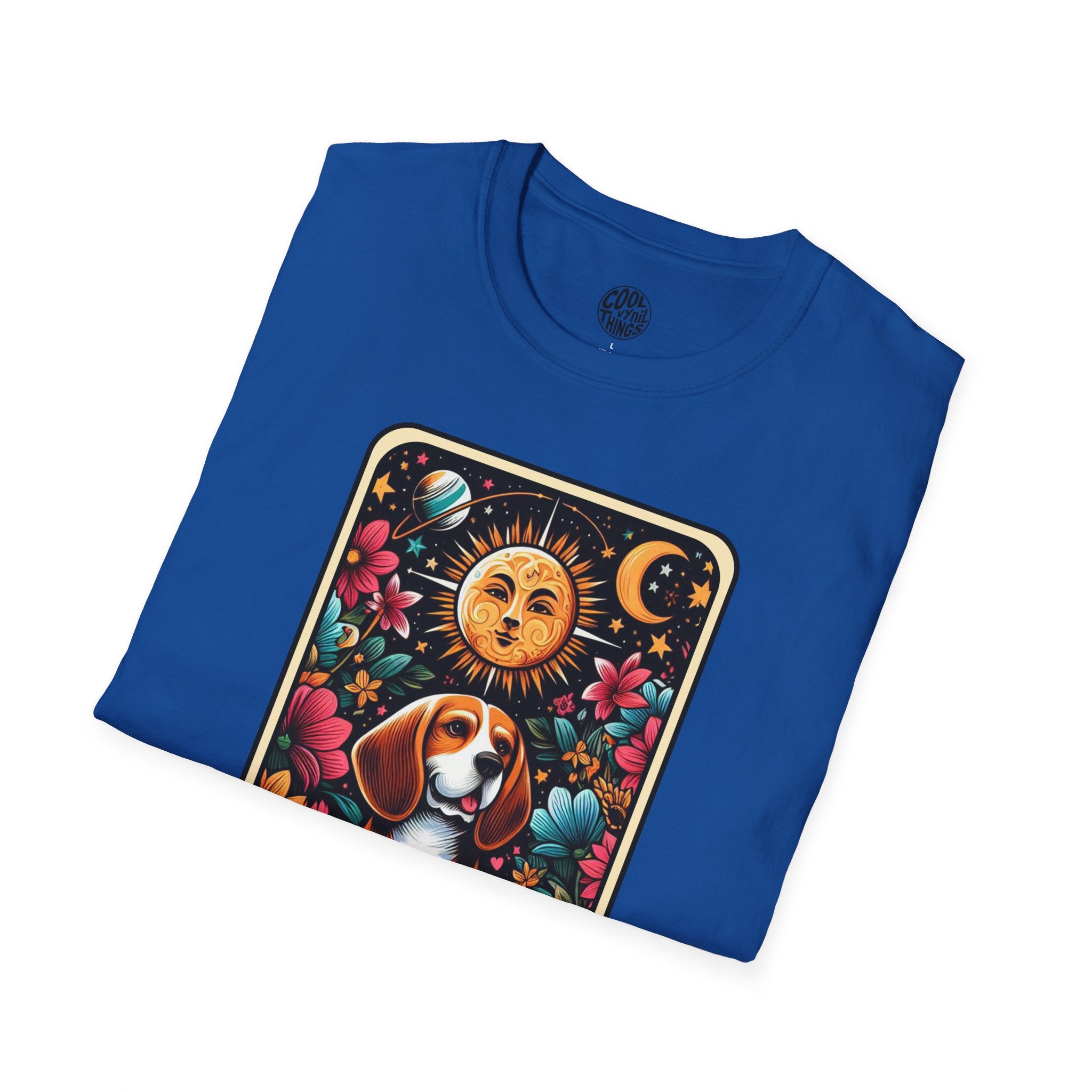 Beagle Graphic Tee | Unisex Dog Lover T-Shirt, Floral Design Shirt, Gift for Pet Owners, Casual Everyday Wear, Animal Lover Apparel