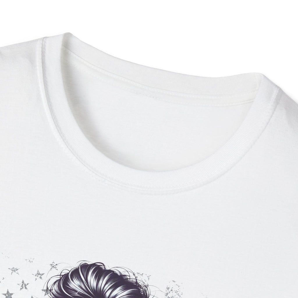 Patriotic Tee, America Shirt, July 4th Clothing, Red White Blue Top, All Gender Softstyle T-Shirt