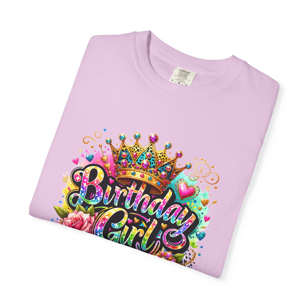 Birthday Girl T-shirt | Garment Dyed Birthday Tee