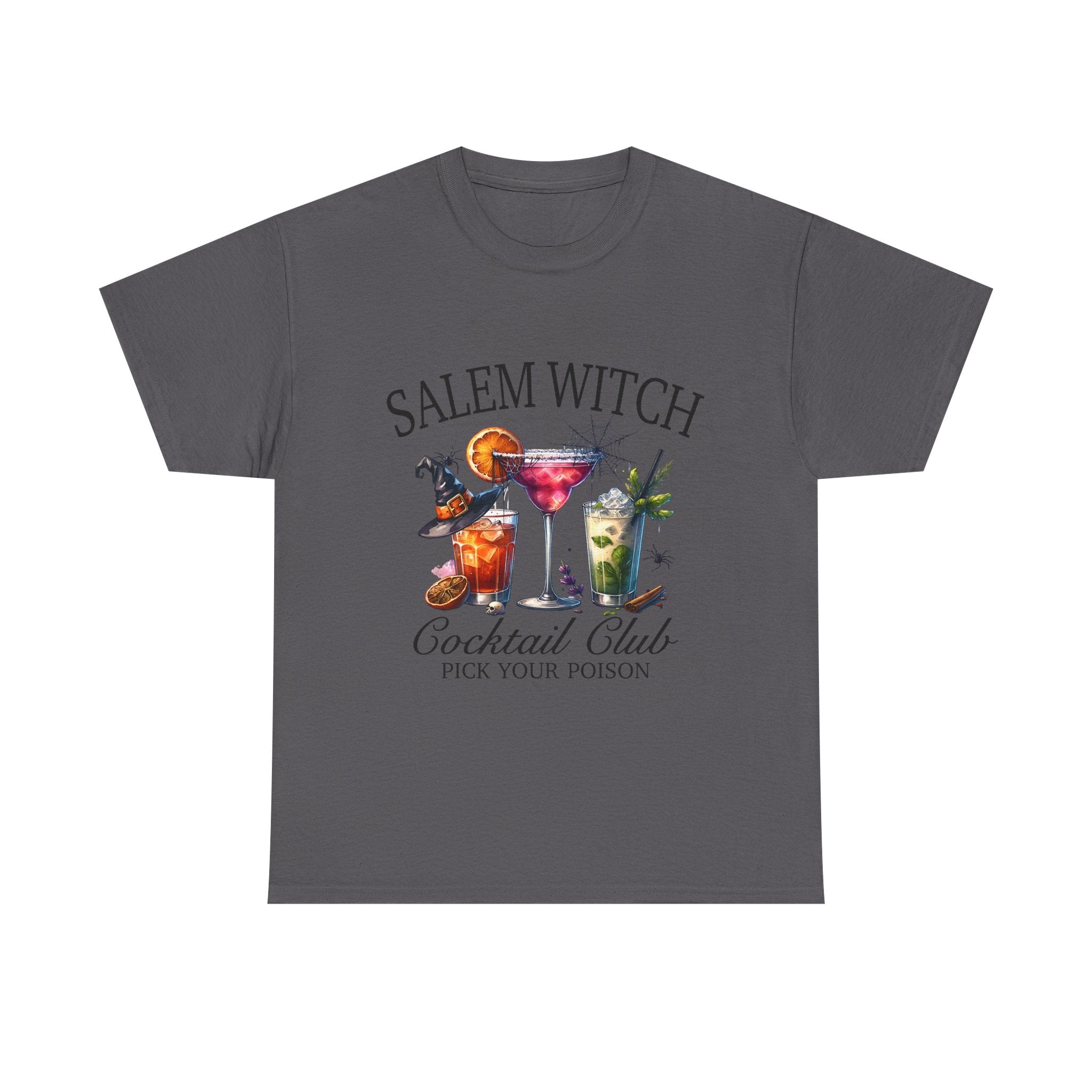 Salem Witch Cocktail ClubUnisex Heavy Cotton Tee