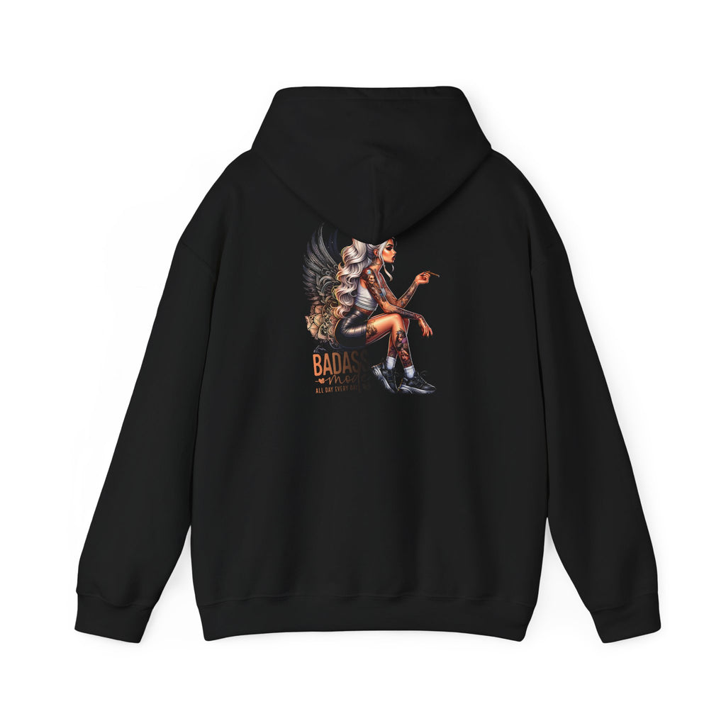 Badass Girl Hoodie, Edgy Women's Sweatshirt Gift, Rebel Chick Jumper, Cool