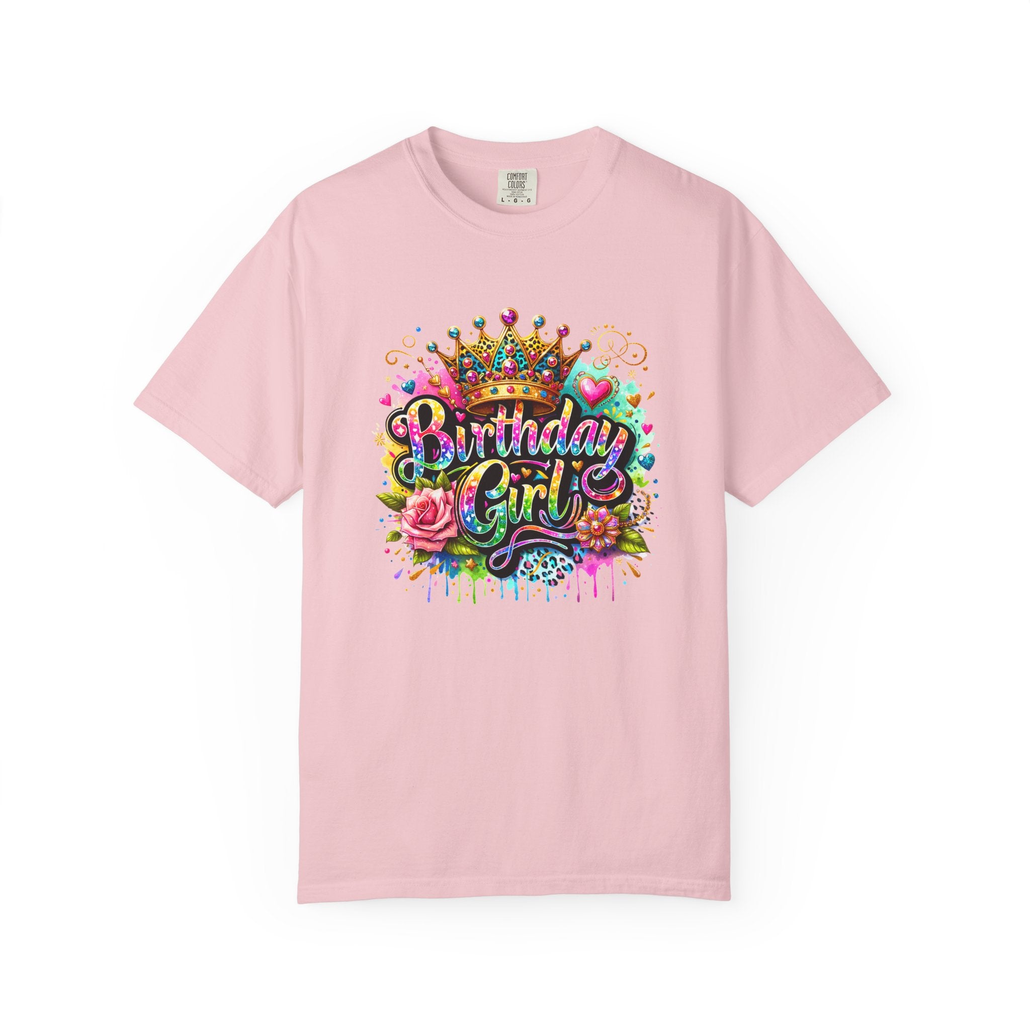 Birthday Girl T-shirt | Garment Dyed Birthday Tee