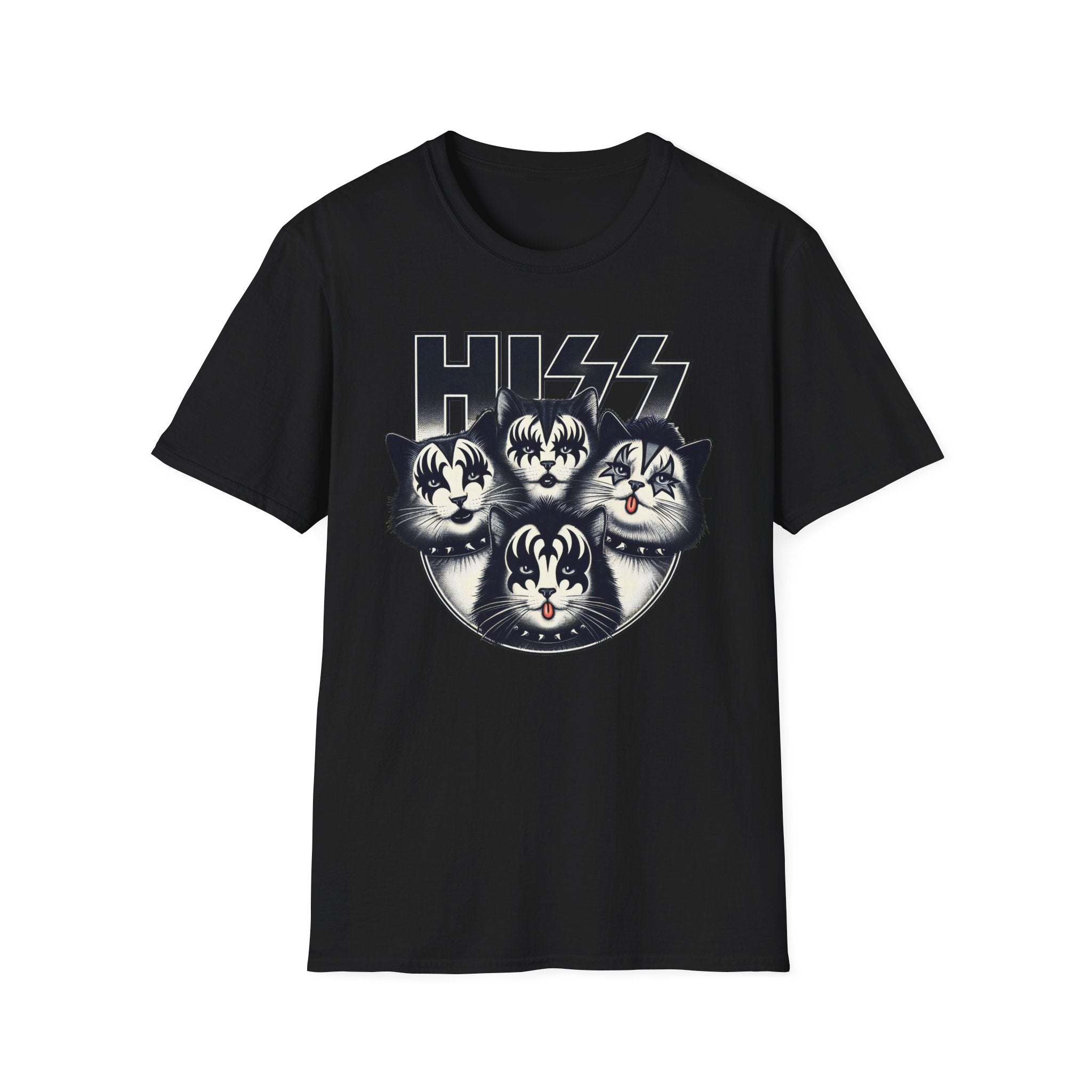 HISS Unisex Softstyle T-Shirt - Serpent Vibes Tee, Reptile Lover Shirt, Snake Graphic Top, Animal Print Apparel, Cool Python Clothing