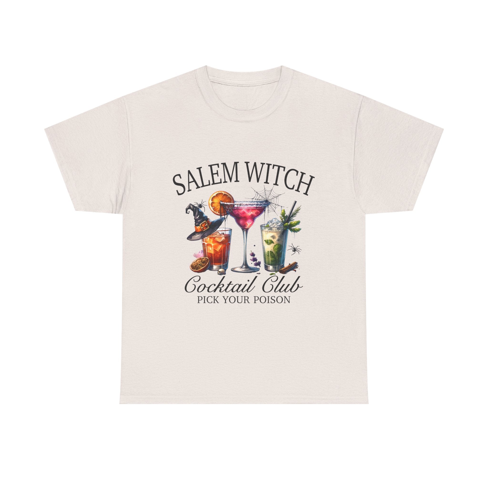 Salem Witch Cocktail ClubUnisex Heavy Cotton Tee