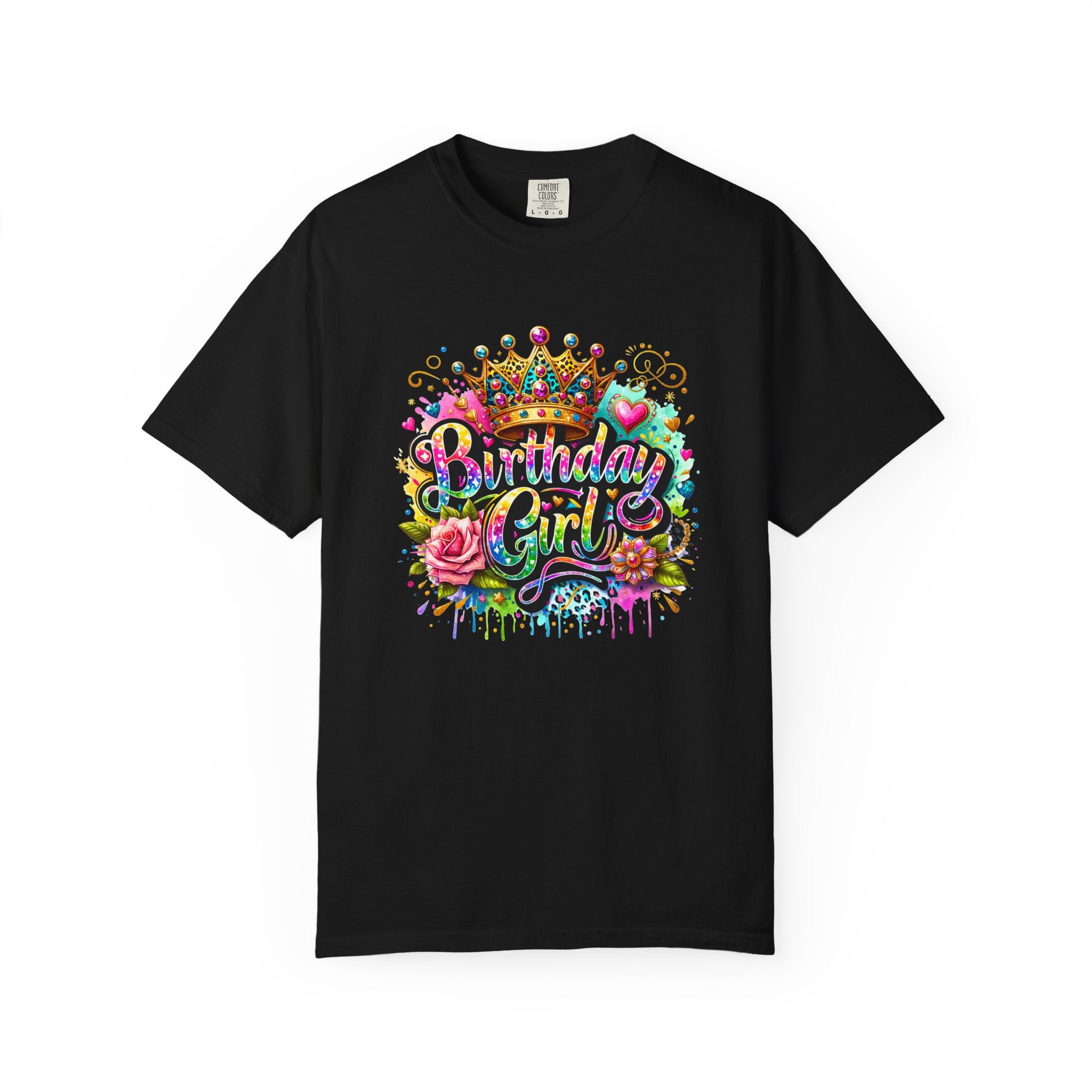 Birthday Girl T-shirt | Garment Dyed Birthday Tee