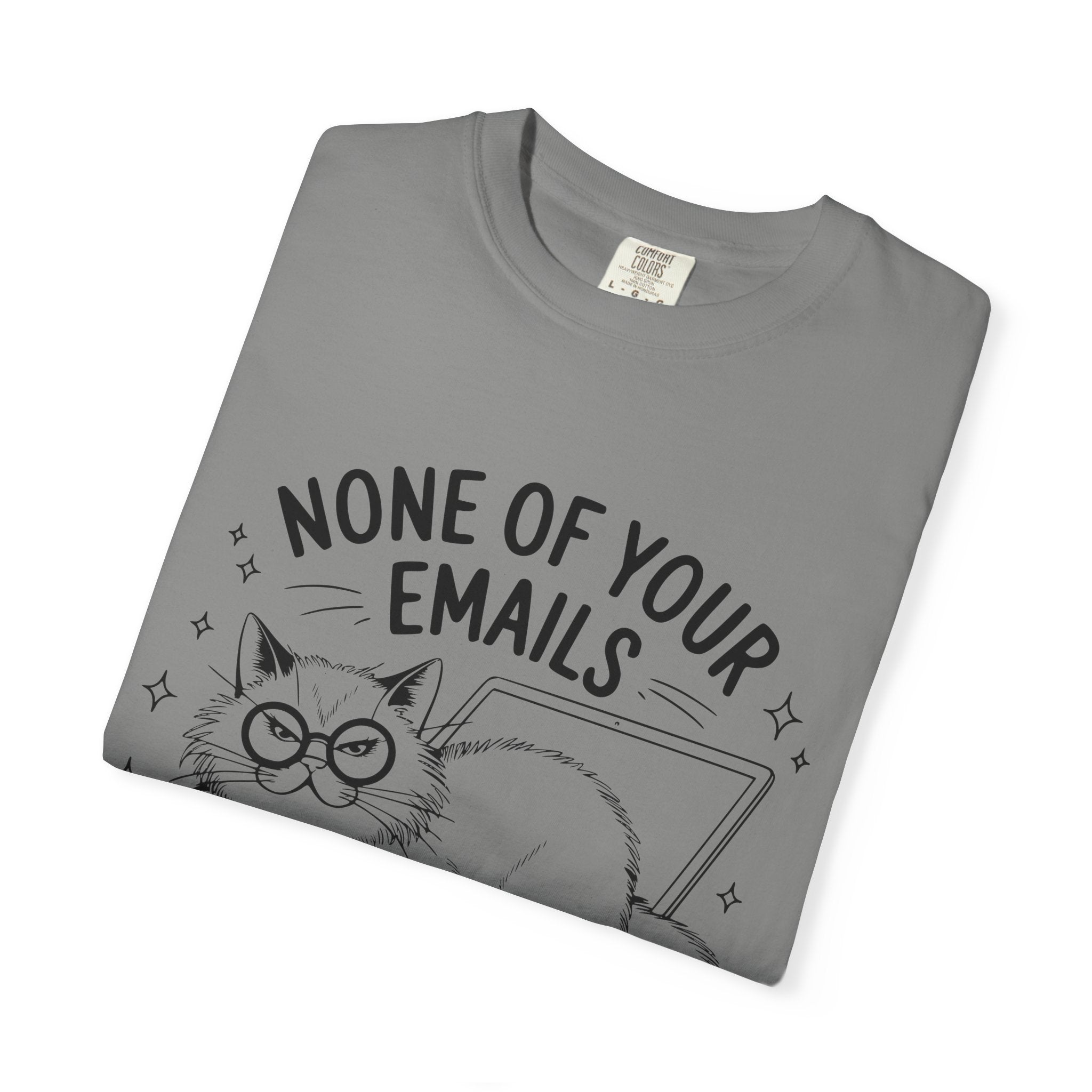 Whimsical Cat Tee: Perfect Gift for Cat Lovers, Fun Humor Shirt, Relaxed Fit, Cozy Casual Wear, Gift for Pet Owners