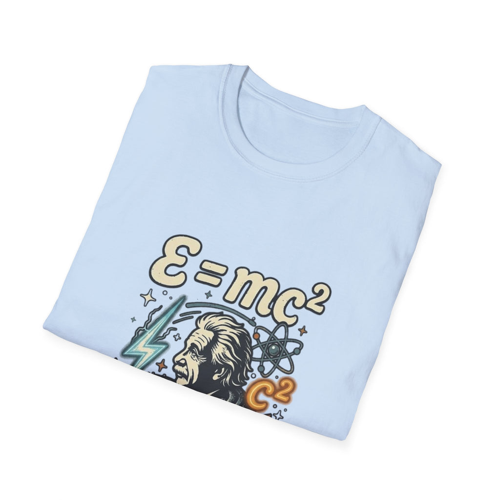Einstein E=mc Illustration T-Shirt | Science Formula Tee