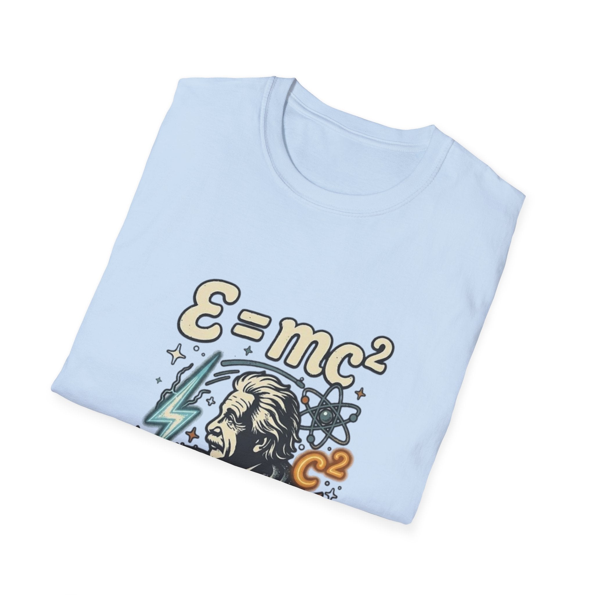 Einstein E=mc Illustration T-Shirt | Science Formula Tee