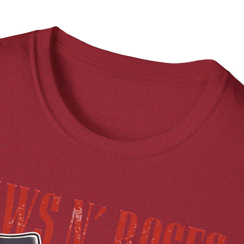 Paws N' Roses T-Shirt, Dog Lover Shirt, Floral Animal Tee, Pet Owner Gift, Cute Graphic Top, Nature Lover Apparel