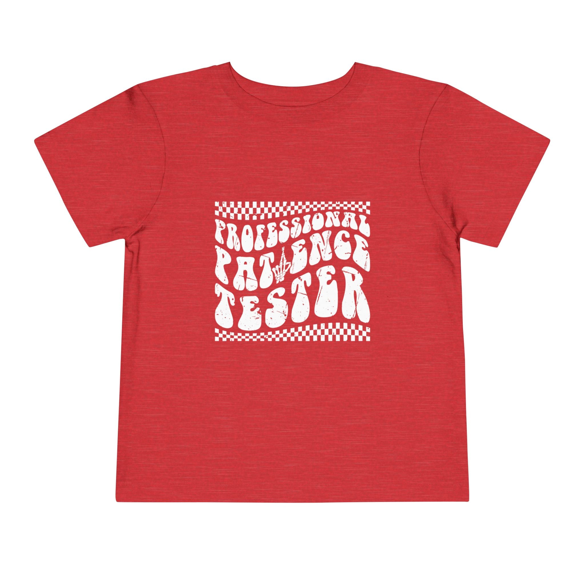Funny Toddler Tee - Professional Patience Tester, Kids Gift, Birthday Shirt, Playdate Outfit, Toddler Humor Clothing
