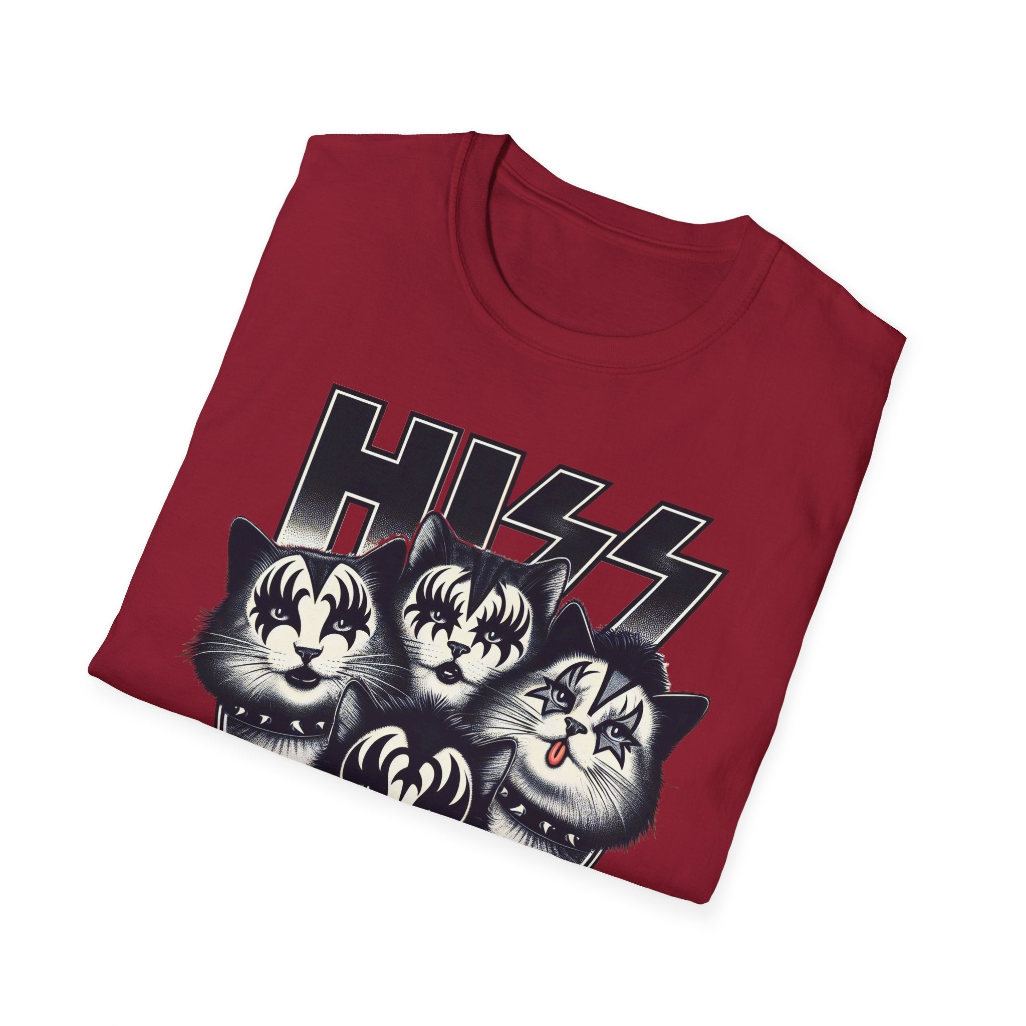 HISS Unisex Softstyle T-Shirt - Serpent Vibes Tee, Reptile Lover Shirt, Snake Graphic Top, Animal Print Apparel, Cool Python Clothing