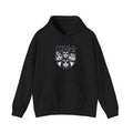 Cat Faces Kiss Music Band Hoodie Sweatshirt - Unisex Pullover, Cat Mom/Dad Gift, Rocker Pet Owner, Graphic Jacket, Cat Lover Apparel, Feline