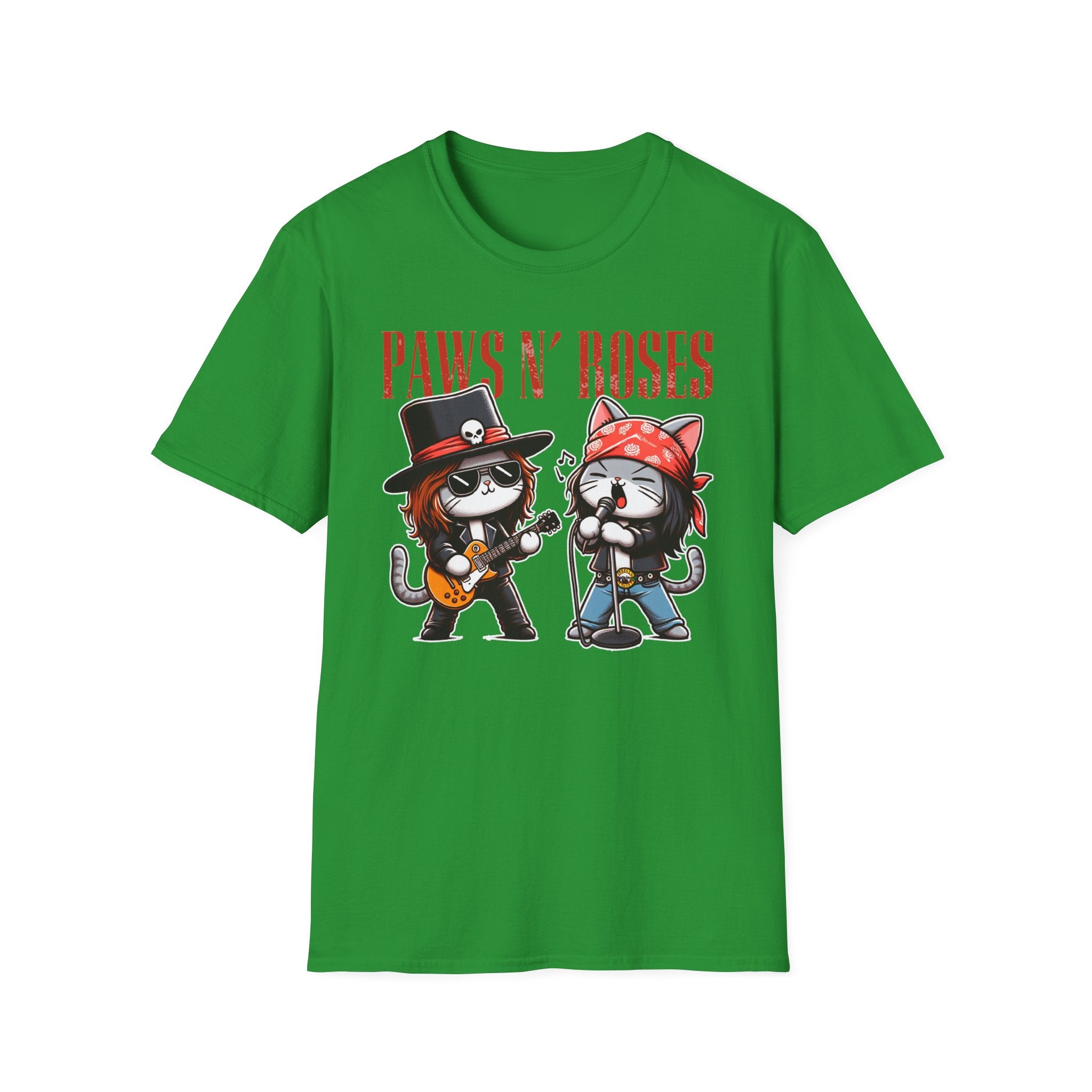 Paws N' Roses T-Shirt, Dog Lover Shirt, Floral Animal Tee, Pet Owner Gift, Cute Graphic Top, Nature Lover Apparel
