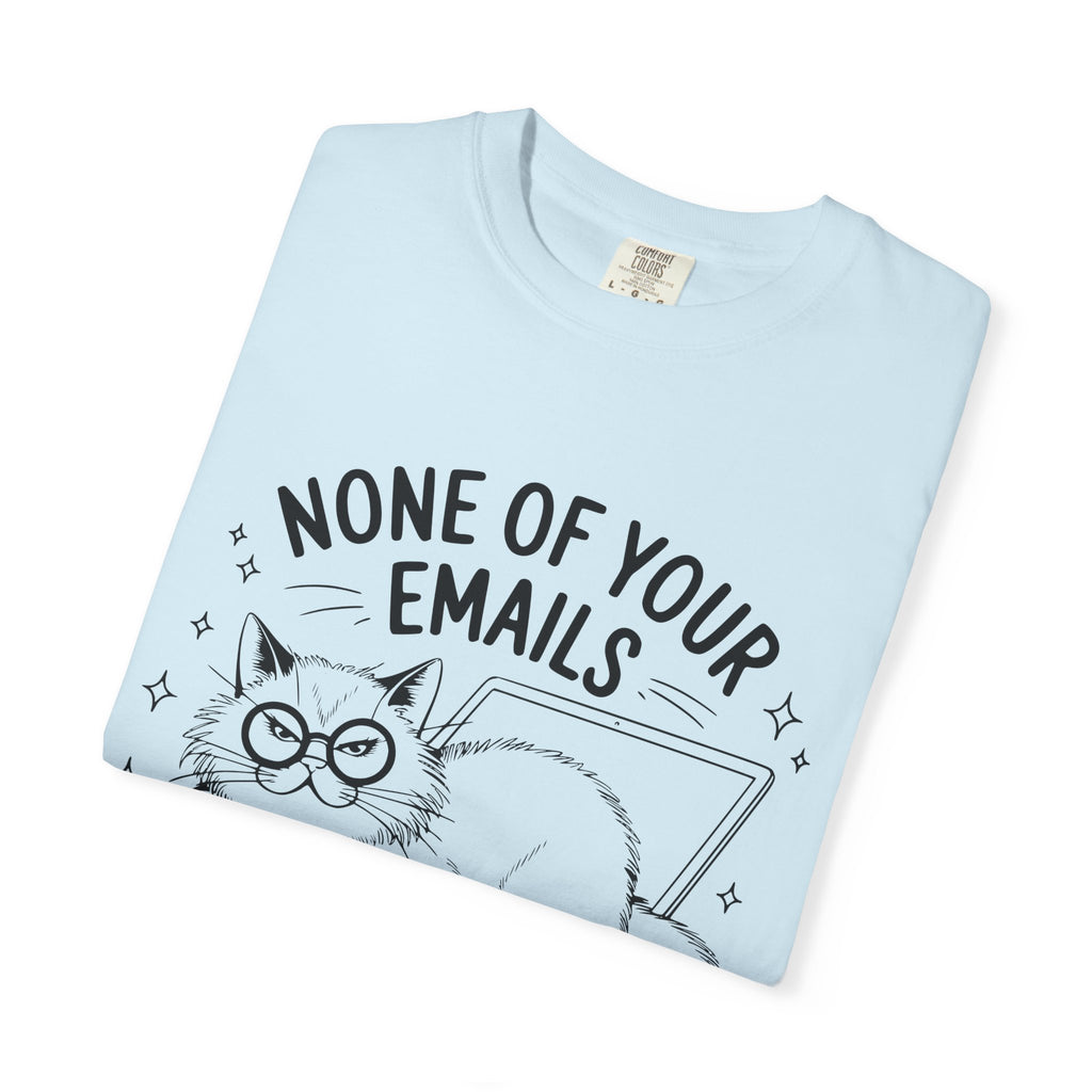 Whimsical Cat Tee: Perfect Gift for Cat Lovers, Fun Humor Shirt, Relaxed Fit, Cozy Casual Wear, Gift for Pet Owners