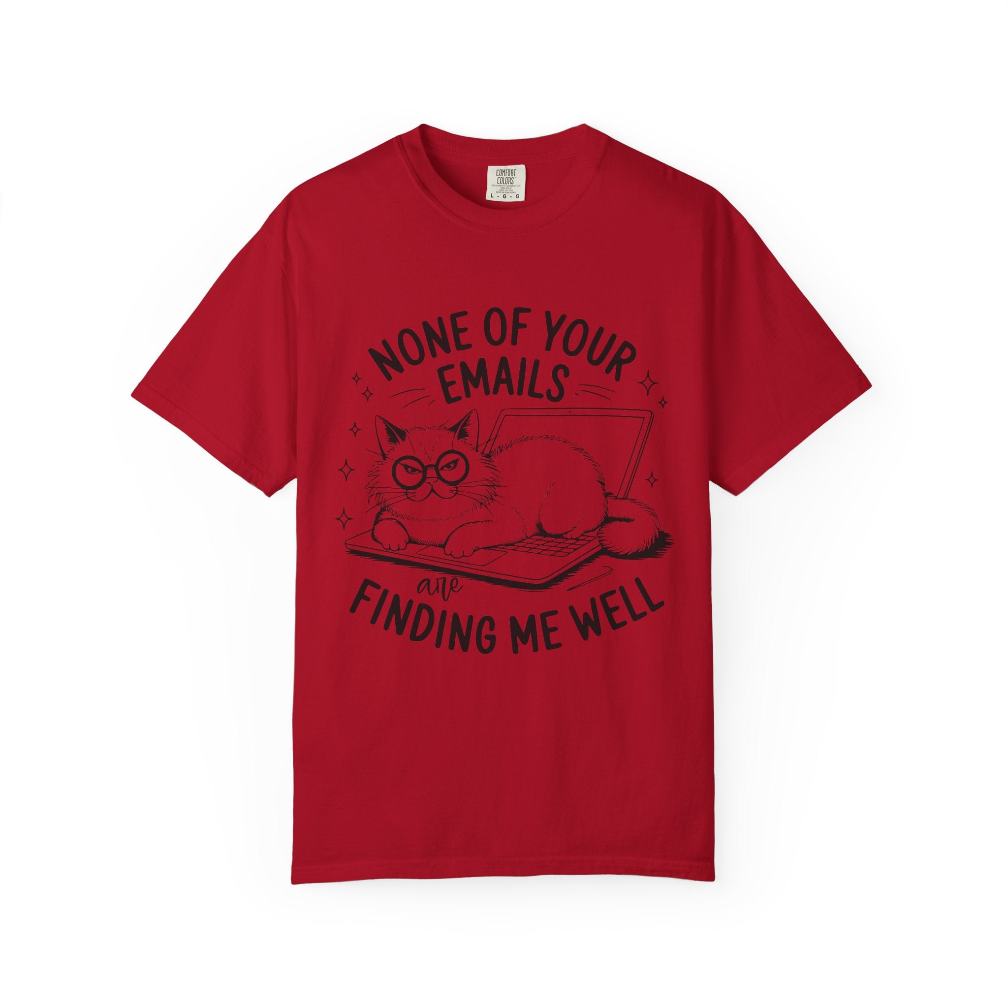 Whimsical Cat Tee: Perfect Gift for Cat Lovers, Fun Humor Shirt, Relaxed Fit, Cozy Casual Wear, Gift for Pet Owners