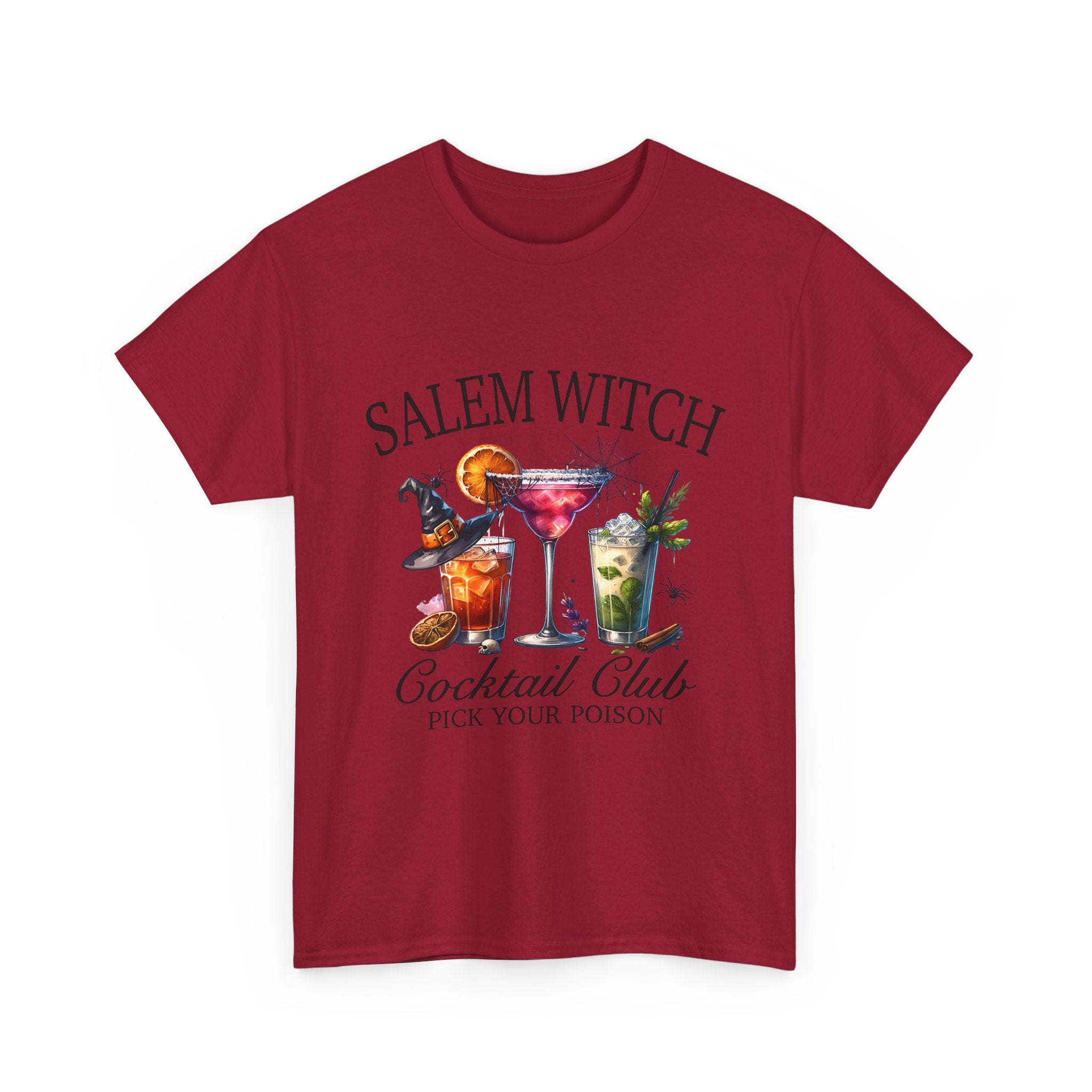 Salem Witch Cocktail ClubUnisex Heavy Cotton Tee