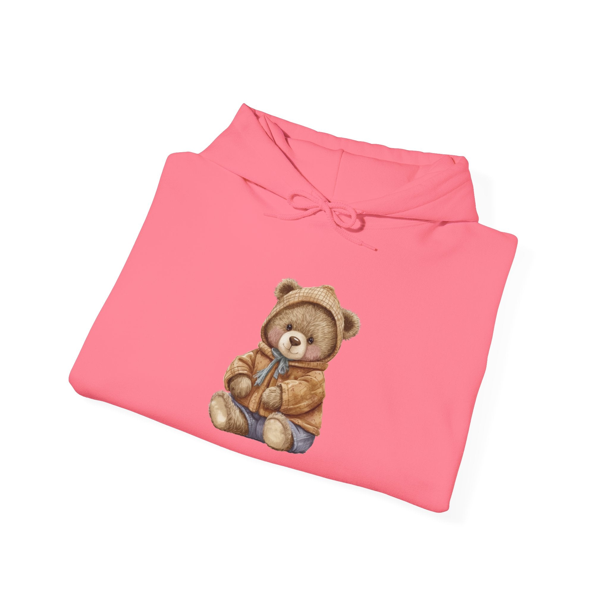 Teddy Bear Hoodie, Cozy Unisex Sweatshirt, Cute Animal Design, Winter Apparel, Warm Pullover Jumper, Gift for Him or Her