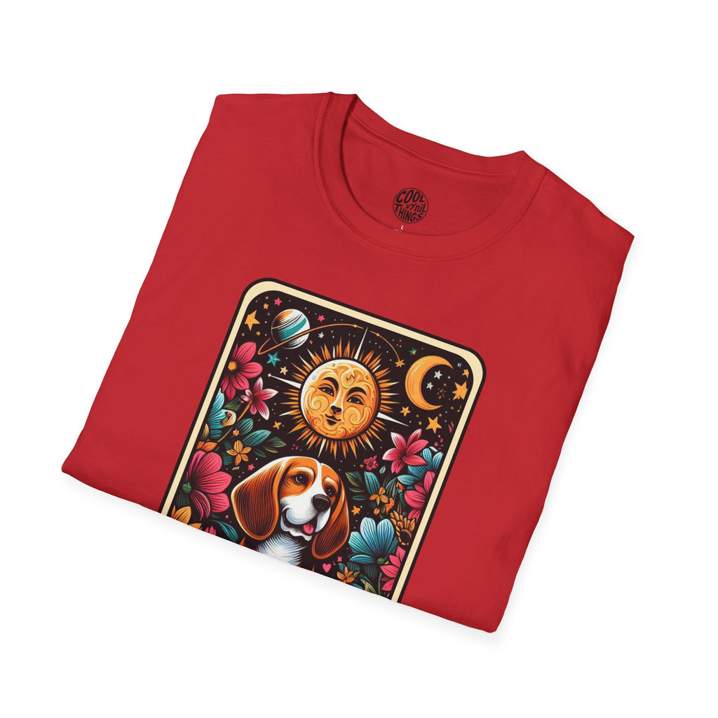 Beagle Graphic Tee | Unisex Dog Lover T-Shirt, Floral Design Shirt, Gift for Pet Owners, Casual Everyday Wear, Animal Lover Apparel