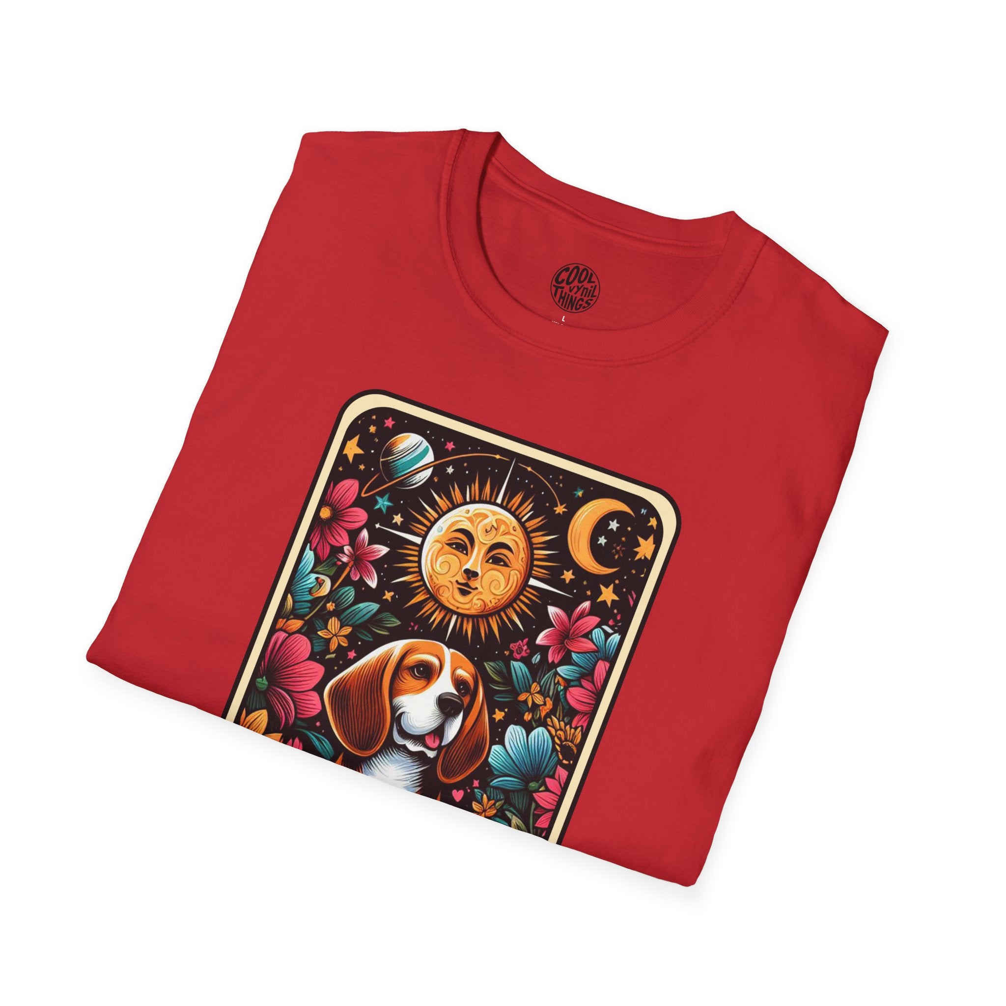 Beagle Graphic Tee | Unisex Dog Lover T-Shirt, Floral Design Shirt, Gift for Pet Owners, Casual Everyday Wear, Animal Lover Apparel