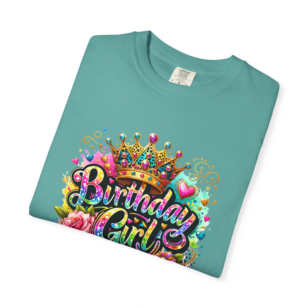 Birthday Girl T-shirt | Garment Dyed Birthday Tee