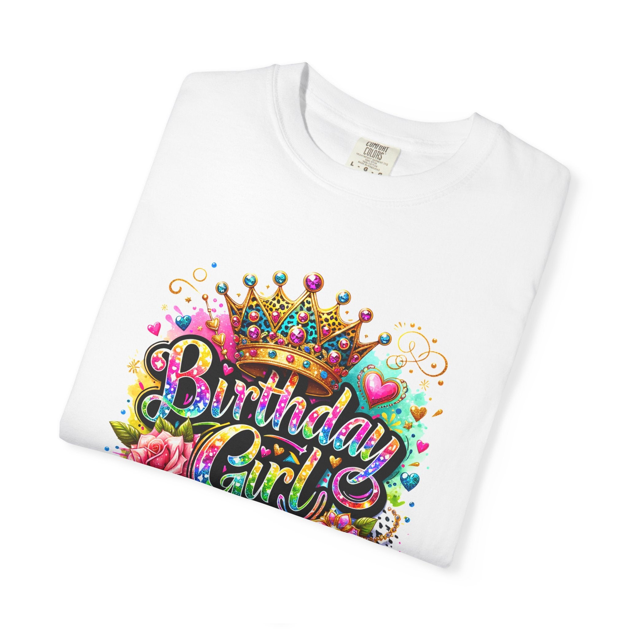 Birthday Girl T-shirt | Garment Dyed Birthday Tee