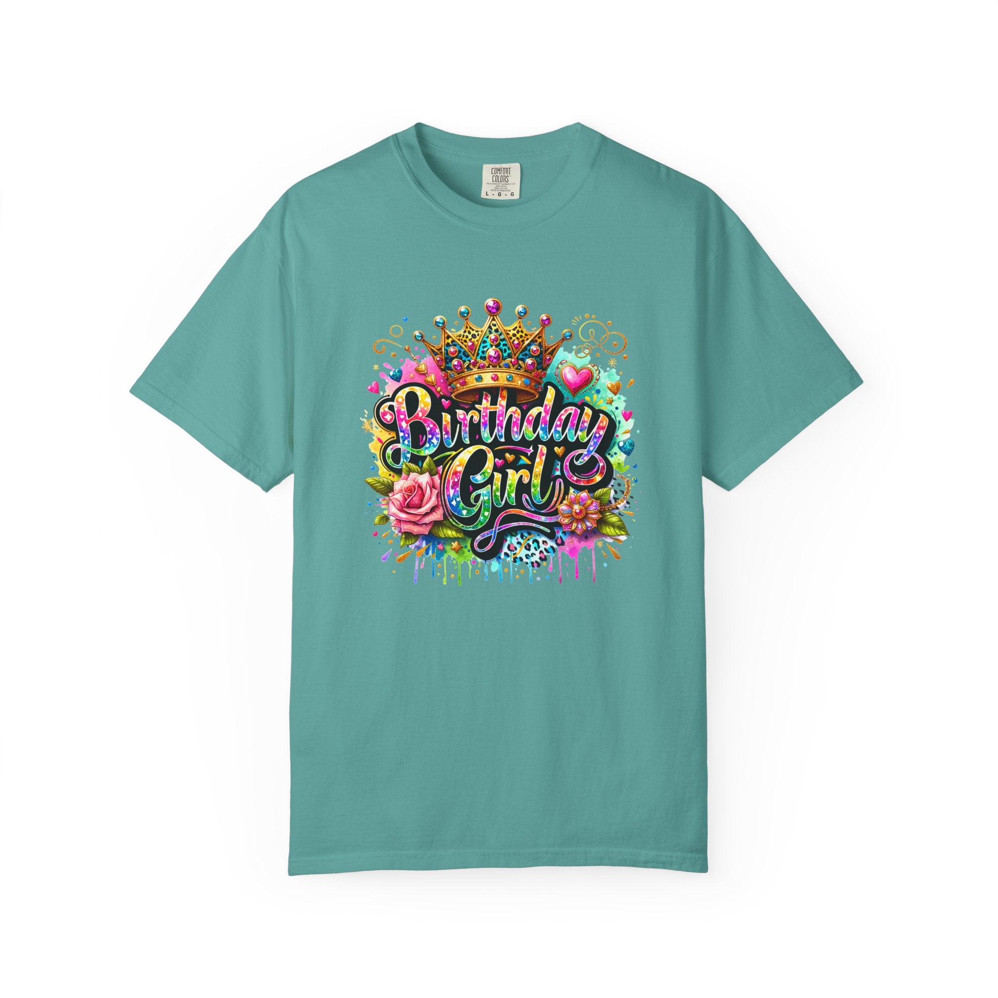 Birthday Girl T-shirt | Garment Dyed Birthday Tee