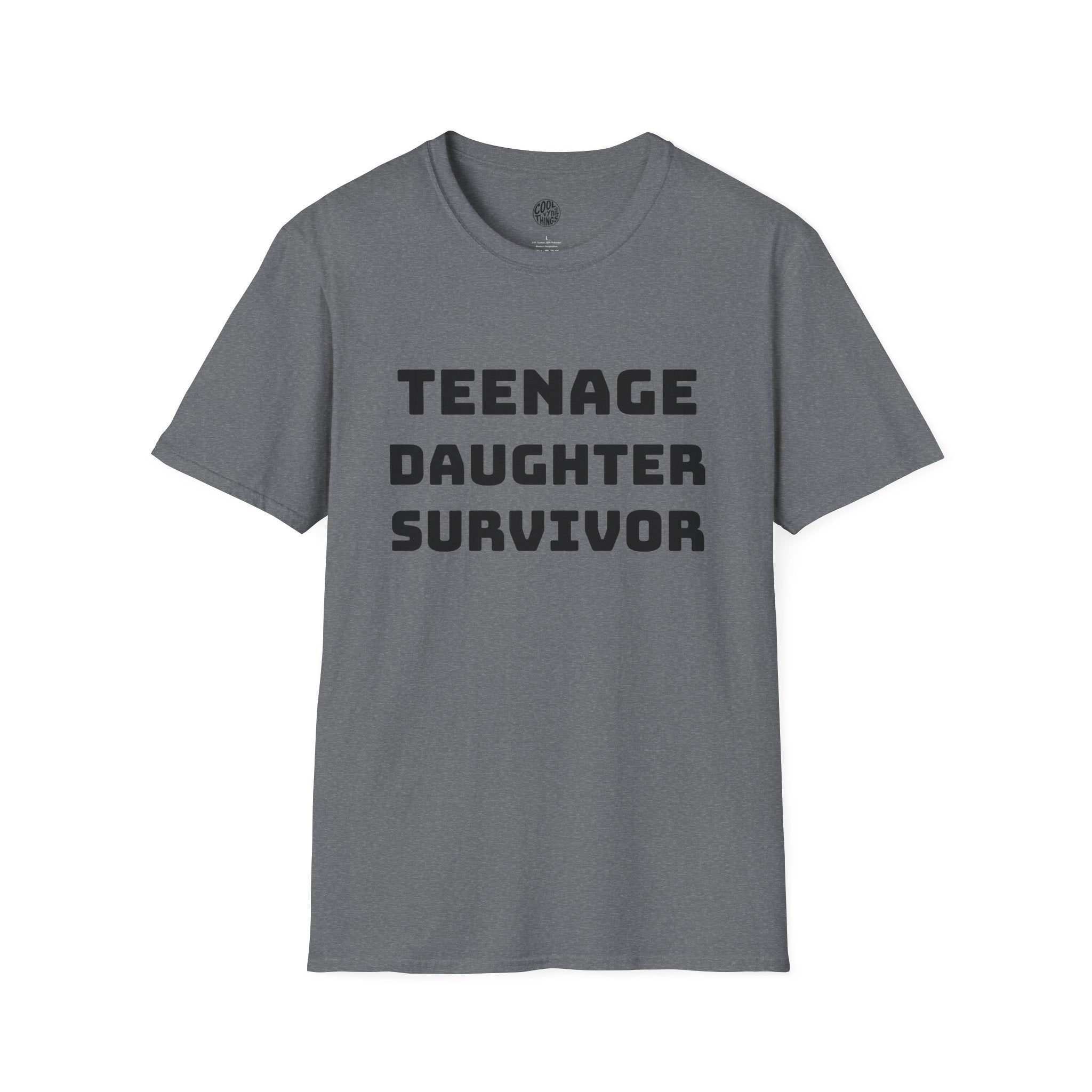 Teenage Daughter Survivor T-Shirt, Support, Gift for Moms, Inspirational Tee, Survivor Awareness, Casual Wear