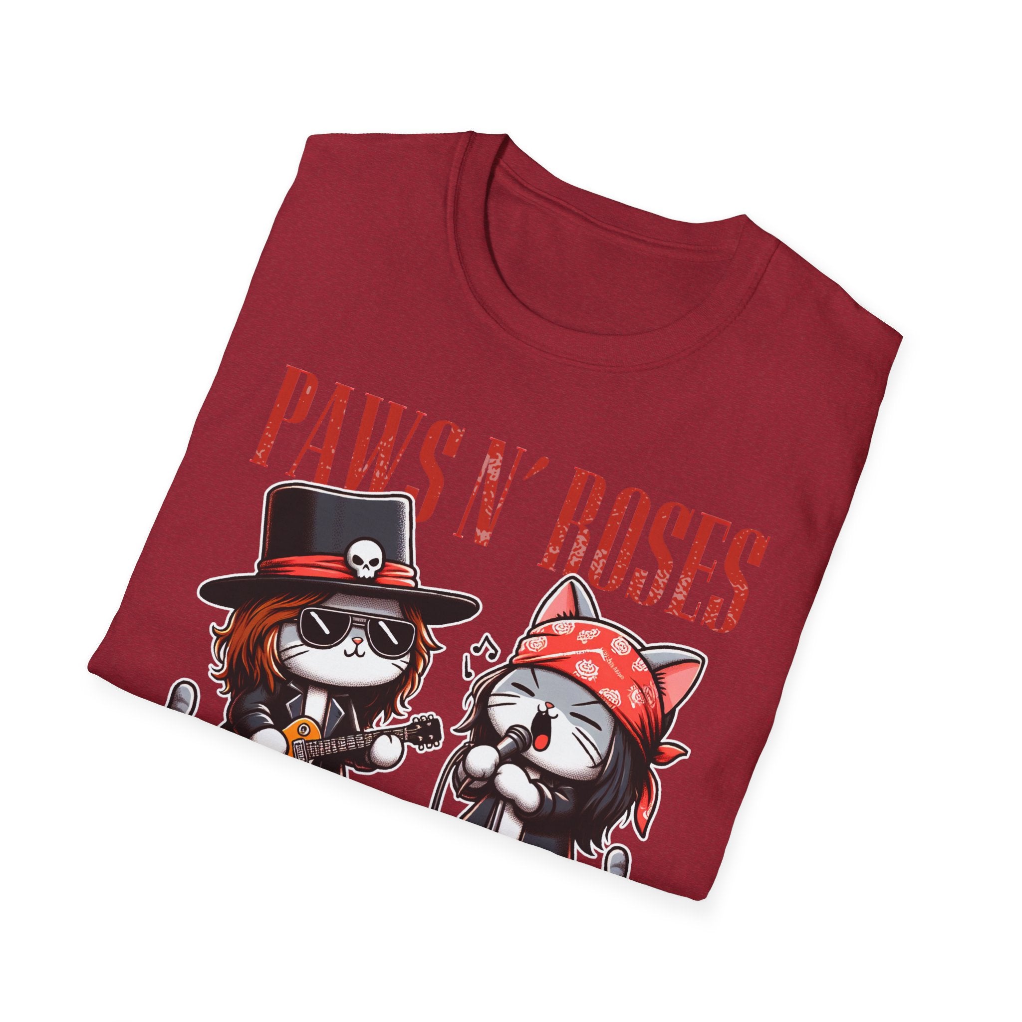 Paws N' Roses T-Shirt, Dog Lover Shirt, Floral Animal Tee, Pet Owner Gift, Cute Graphic Top, Nature Lover Apparel