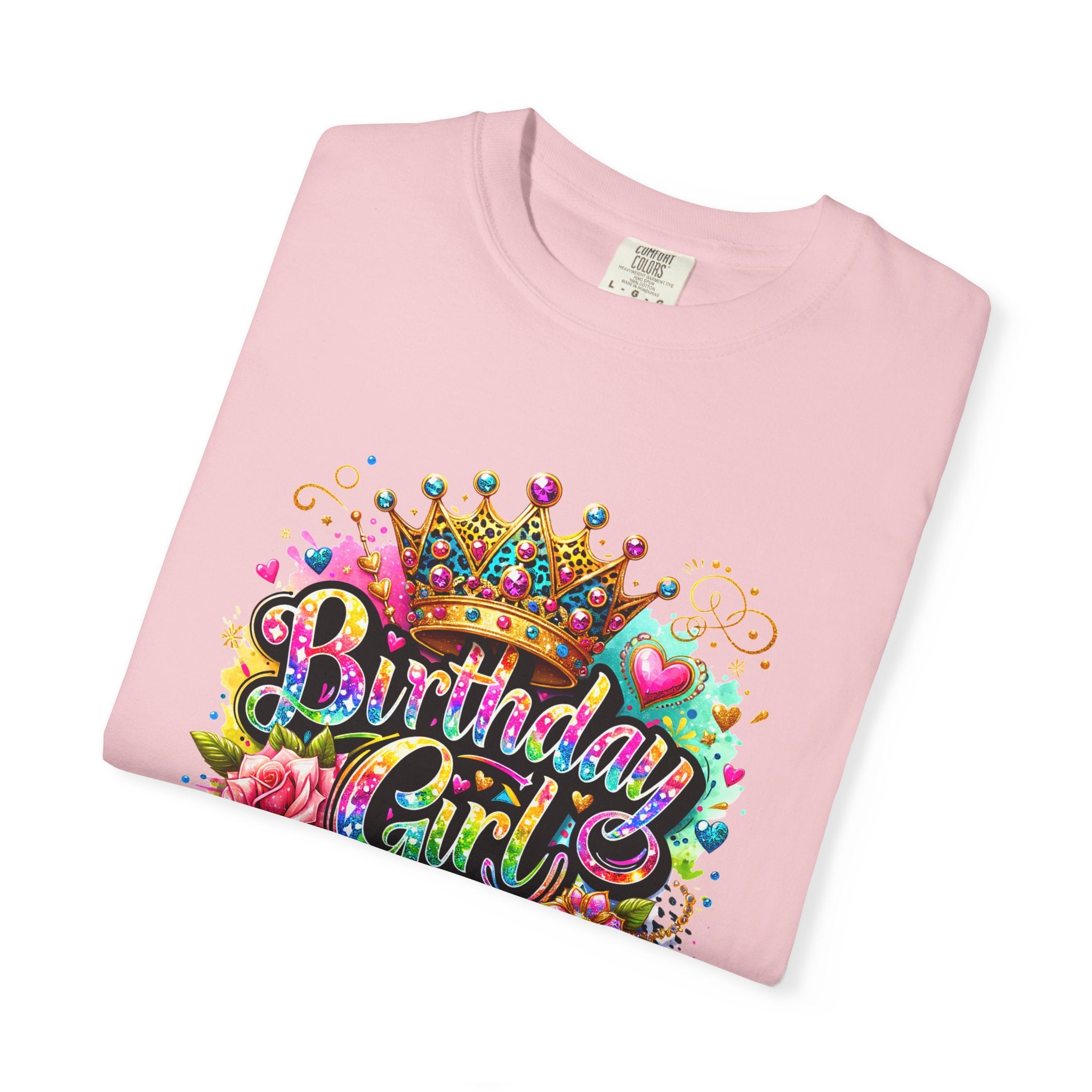 Birthday Girl T-shirt | Garment Dyed Birthday Tee