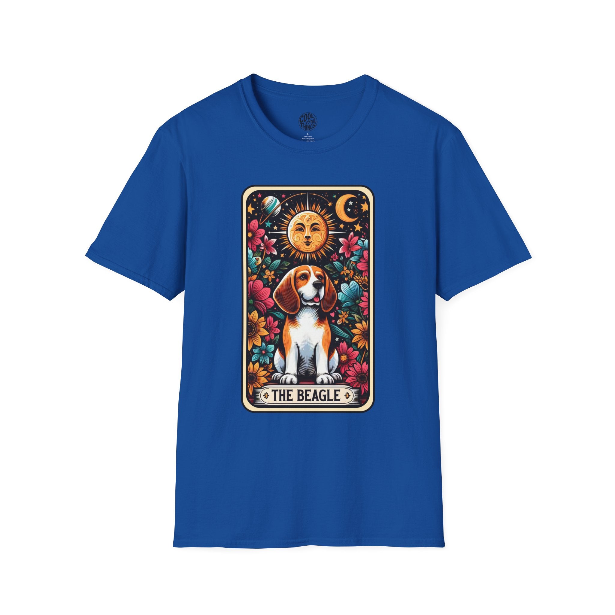 Beagle Graphic Tee | Unisex Dog Lover T-Shirt, Floral Design Shirt, Gift for Pet Owners, Casual Everyday Wear, Animal Lover Apparel