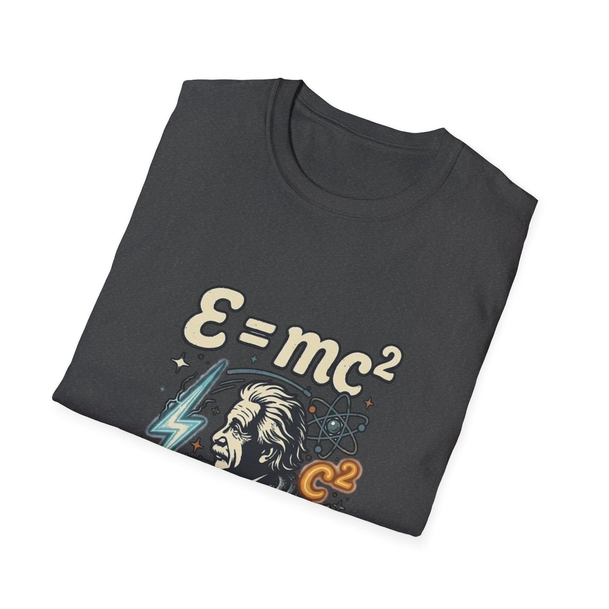 Einstein E=mc Illustration T-Shirt | Science Formula Tee