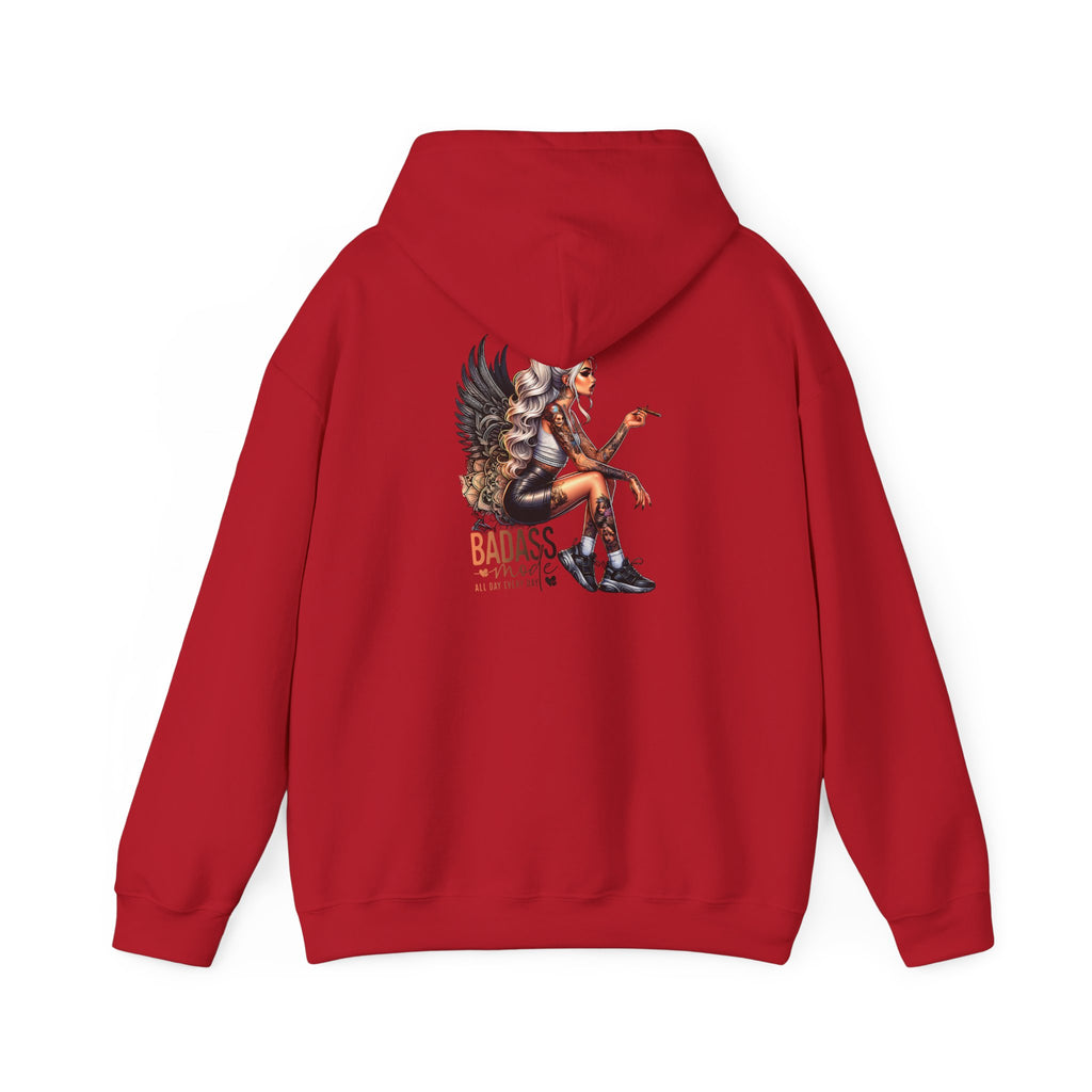 Badass Girl Hoodie, Edgy Women's Sweatshirt Gift, Rebel Chick Jumper, Cool