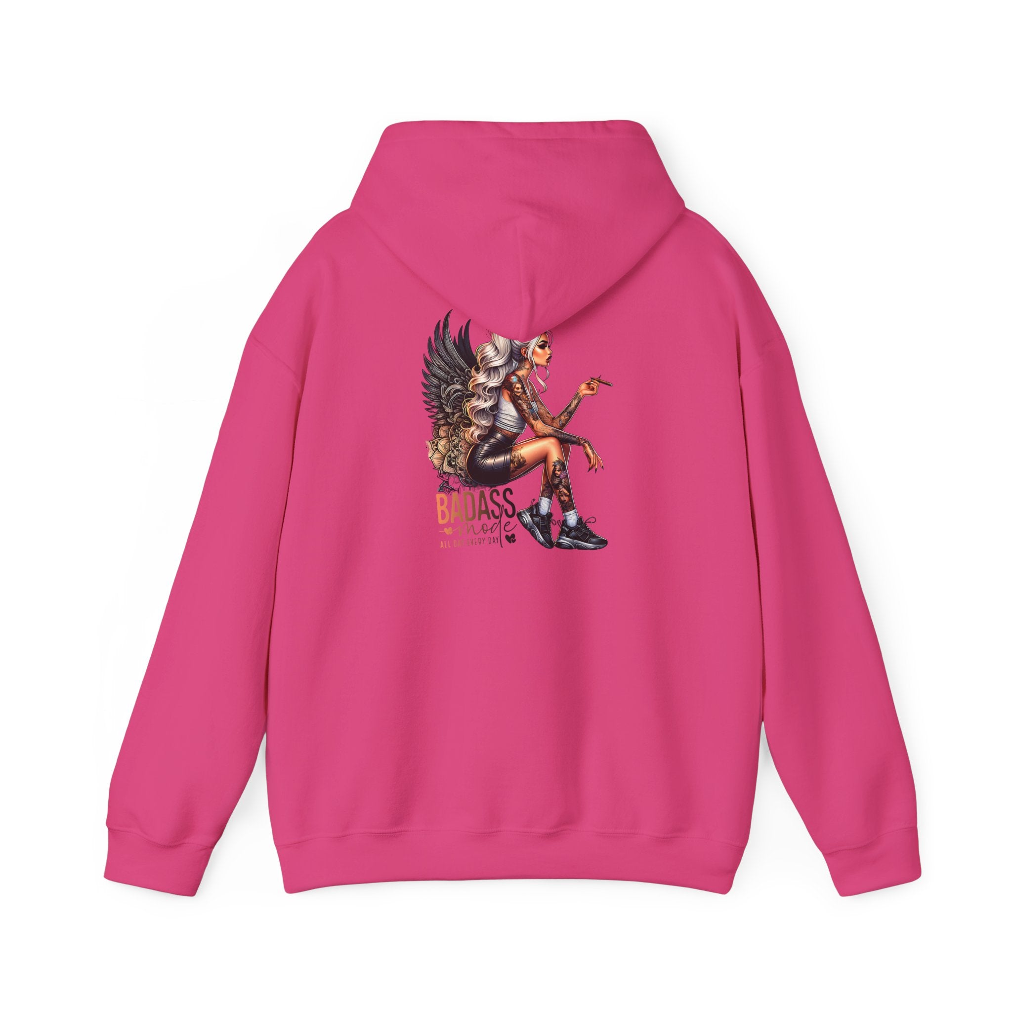 Badass Girl Hoodie, Edgy Women's Sweatshirt Gift, Rebel Chick Jumper, Cool