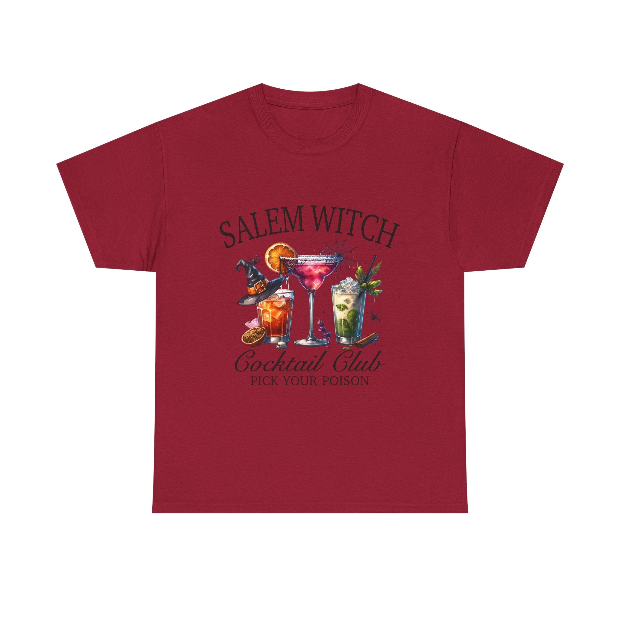 Salem Witch Cocktail ClubUnisex Heavy Cotton Tee