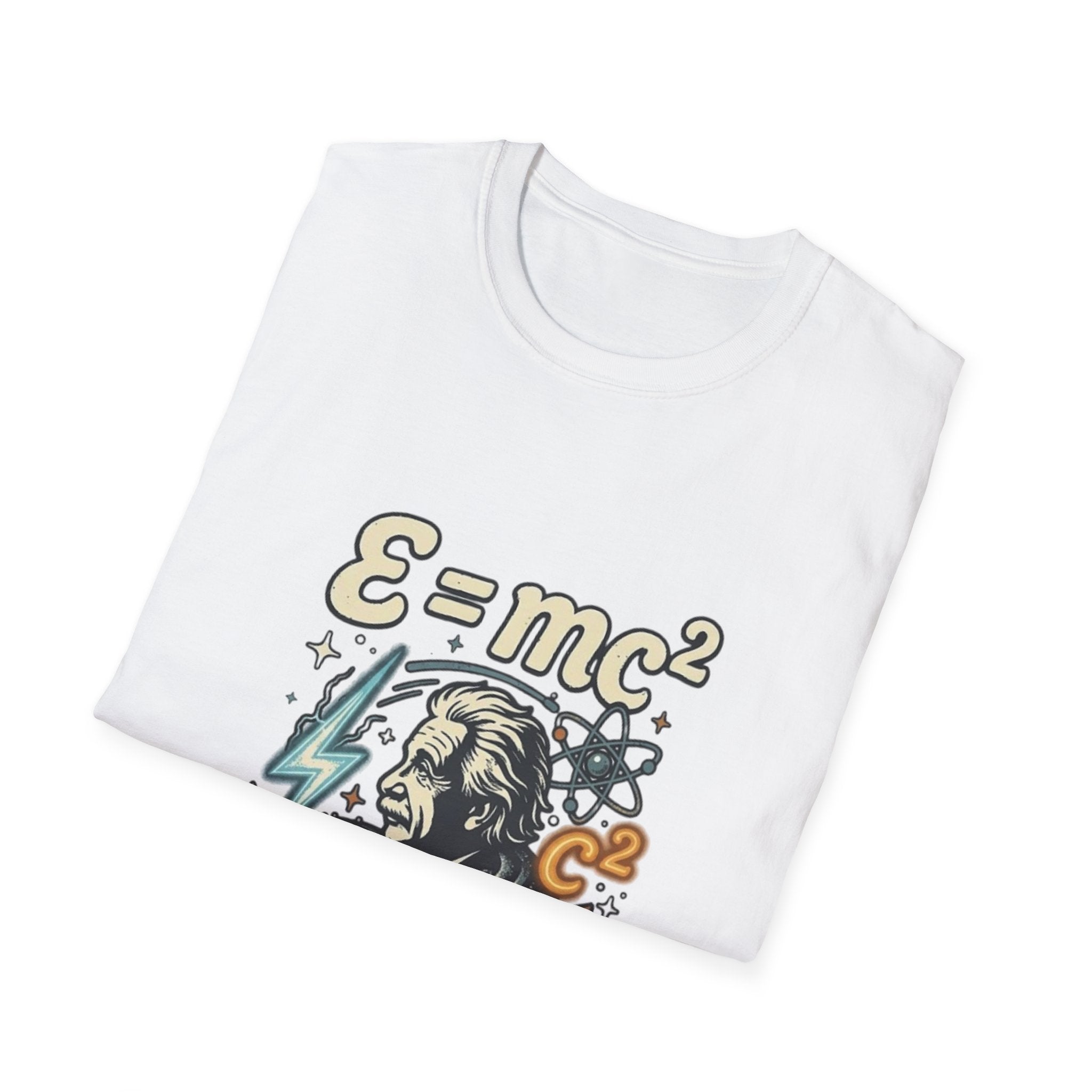 Einstein E=mc Illustration T-Shirt | Science Formula Tee