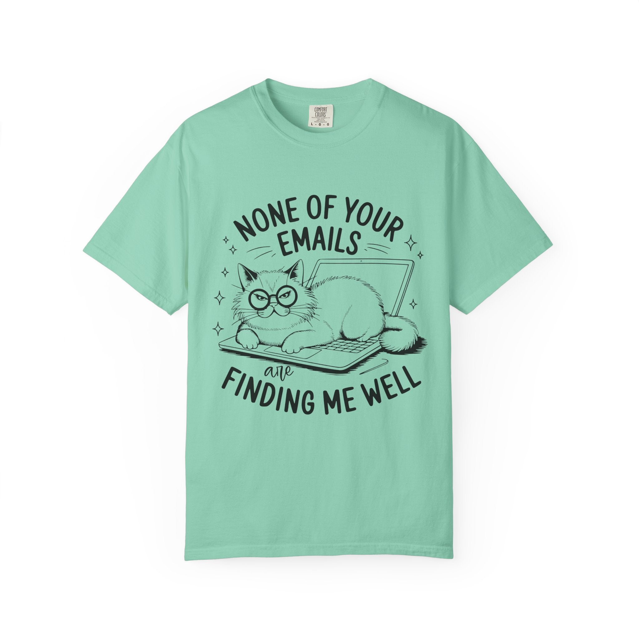Whimsical Cat Tee: Perfect Gift for Cat Lovers, Fun Humor Shirt, Relaxed Fit, Cozy Casual Wear, Gift for Pet Owners