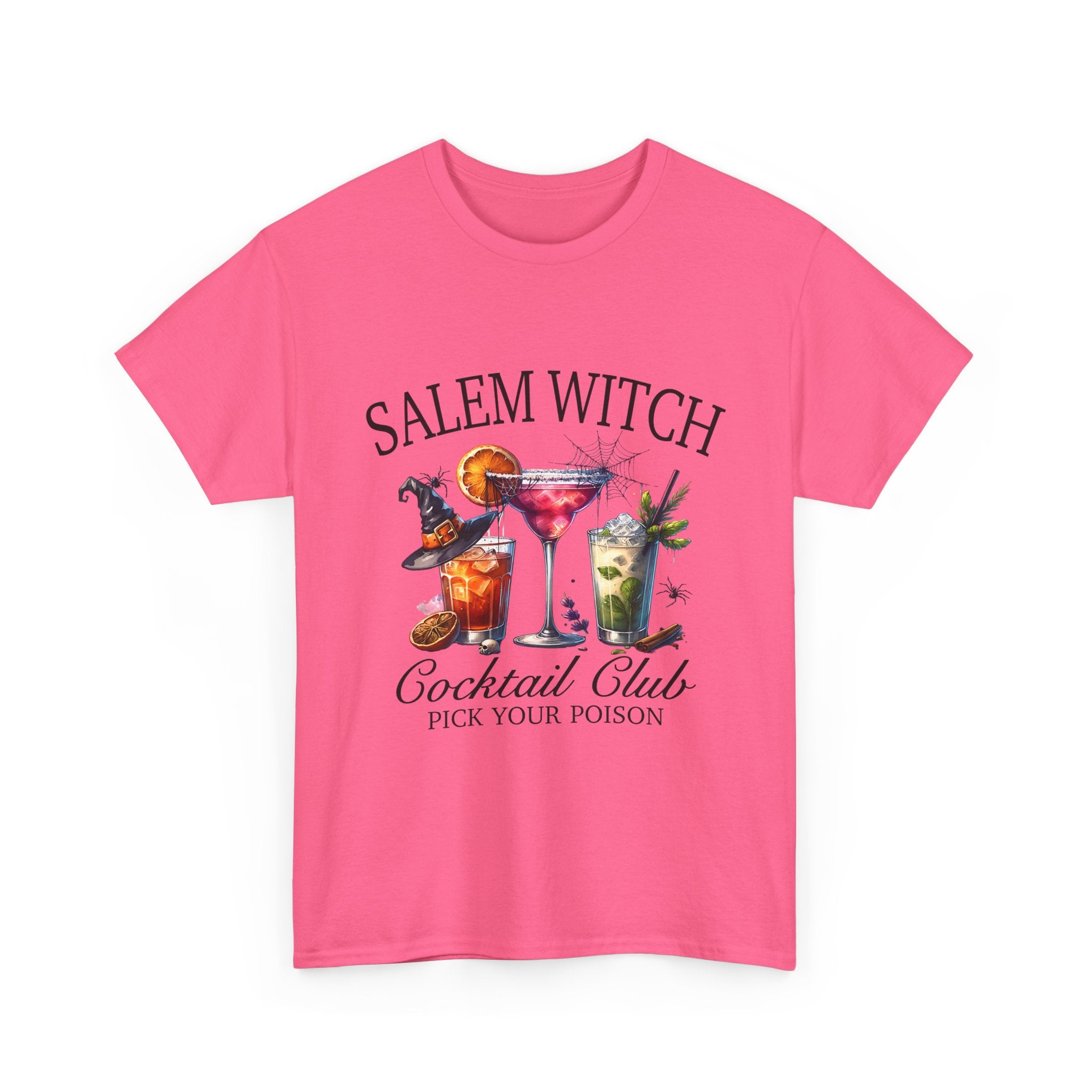 Salem Witch Cocktail ClubUnisex Heavy Cotton Tee