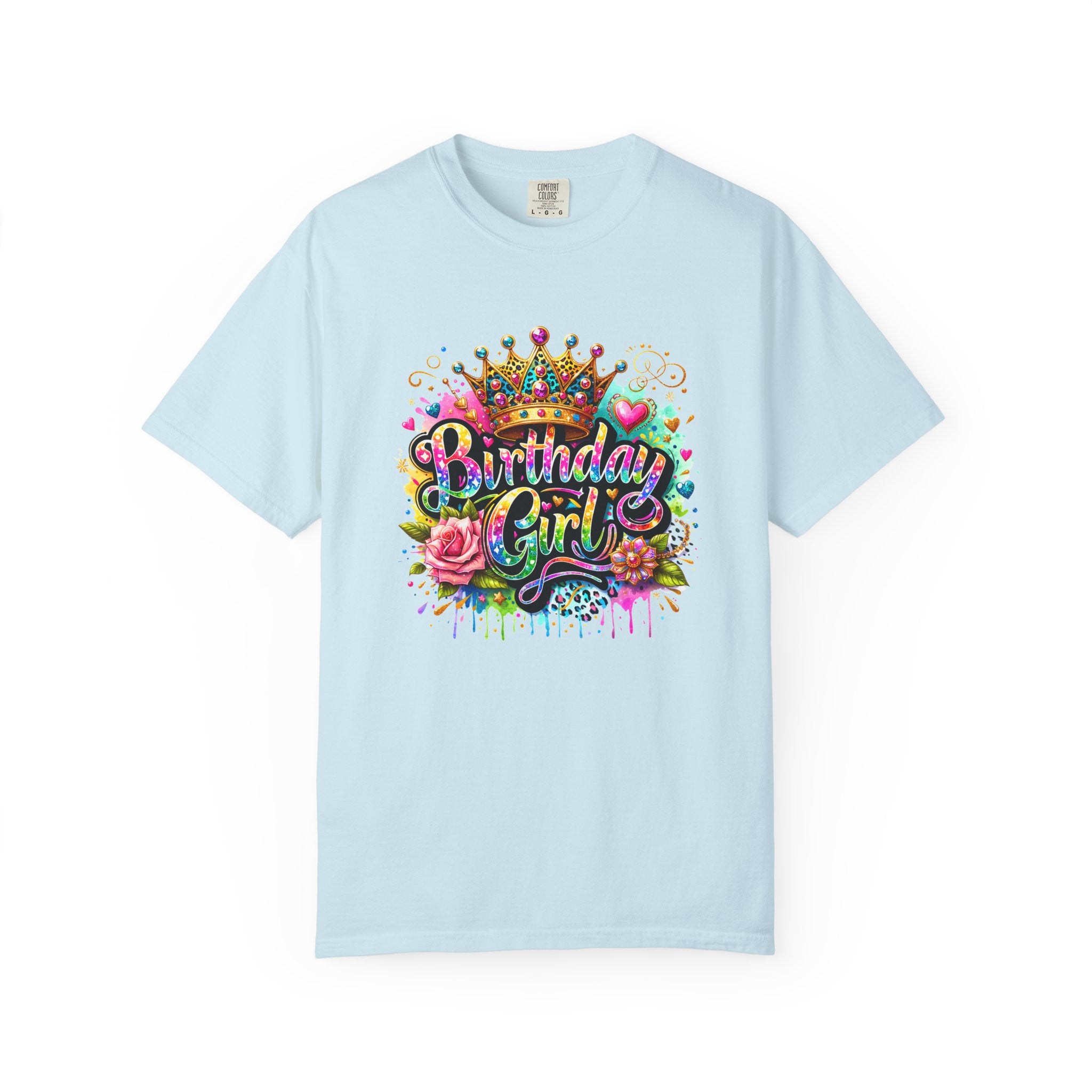 Birthday Girl T-shirt | Garment Dyed Birthday Tee
