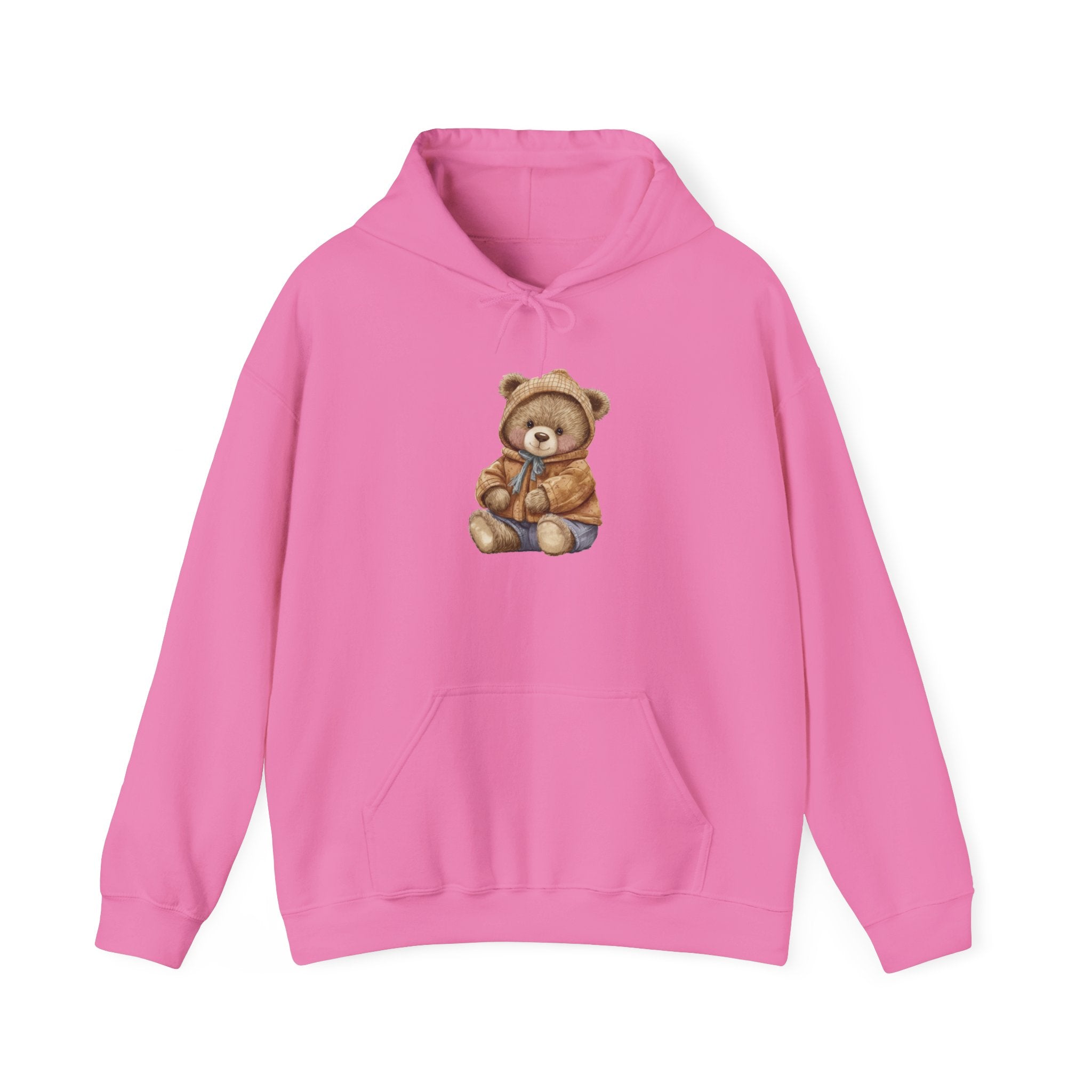 Teddy Bear Hoodie, Cozy Unisex Sweatshirt, Cute Animal Design, Winter Apparel, Warm Pullover Jumper, Gift for Him or Her