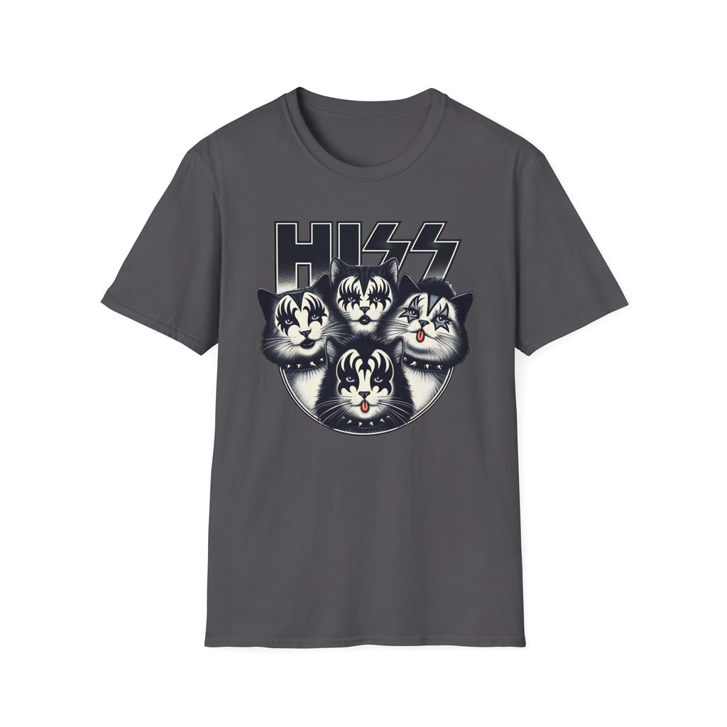 HISS Unisex Softstyle T-Shirt - Serpent Vibes Tee, Reptile Lover Shirt, Snake Graphic Top, Animal Print Apparel, Cool Python Clothing