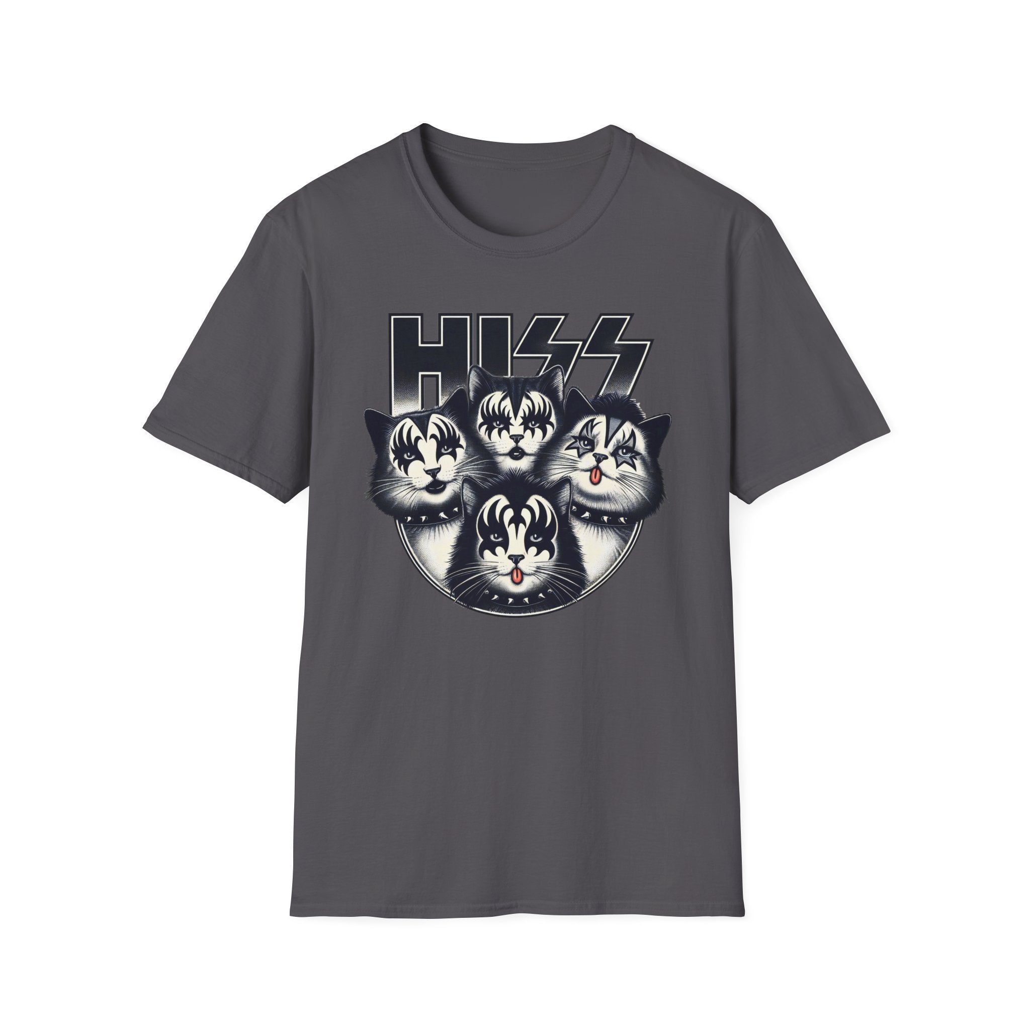 HISS Unisex Softstyle T-Shirt - Serpent Vibes Tee, Reptile Lover Shirt, Snake Graphic Top, Animal Print Apparel, Cool Python Clothing