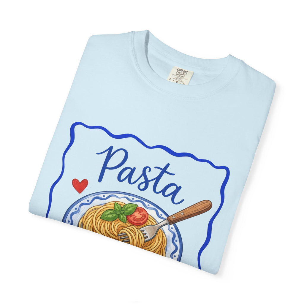Pasta Lover plate illustration T-Shirt | Spaghetti graphic tee