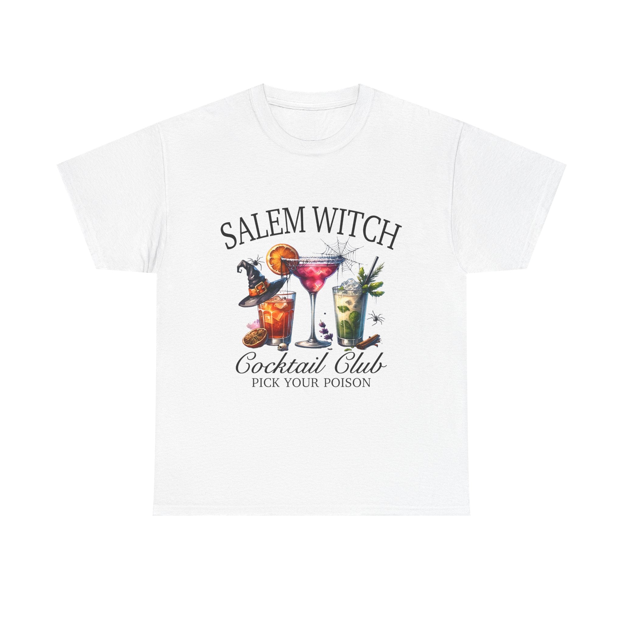Salem Witch Cocktail ClubUnisex Heavy Cotton Tee