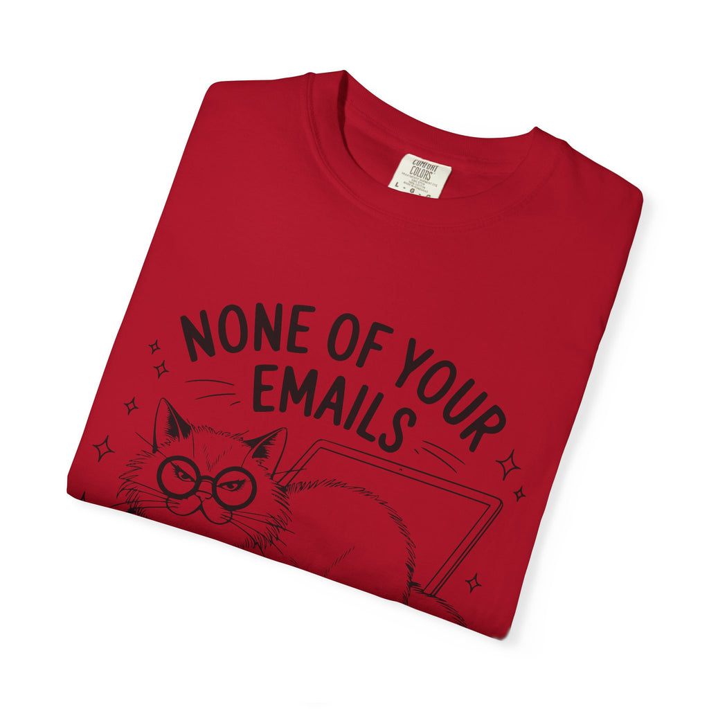 Whimsical Cat Tee: Perfect Gift for Cat Lovers, Fun Humor Shirt, Relaxed Fit, Cozy Casual Wear, Gift for Pet Owners
