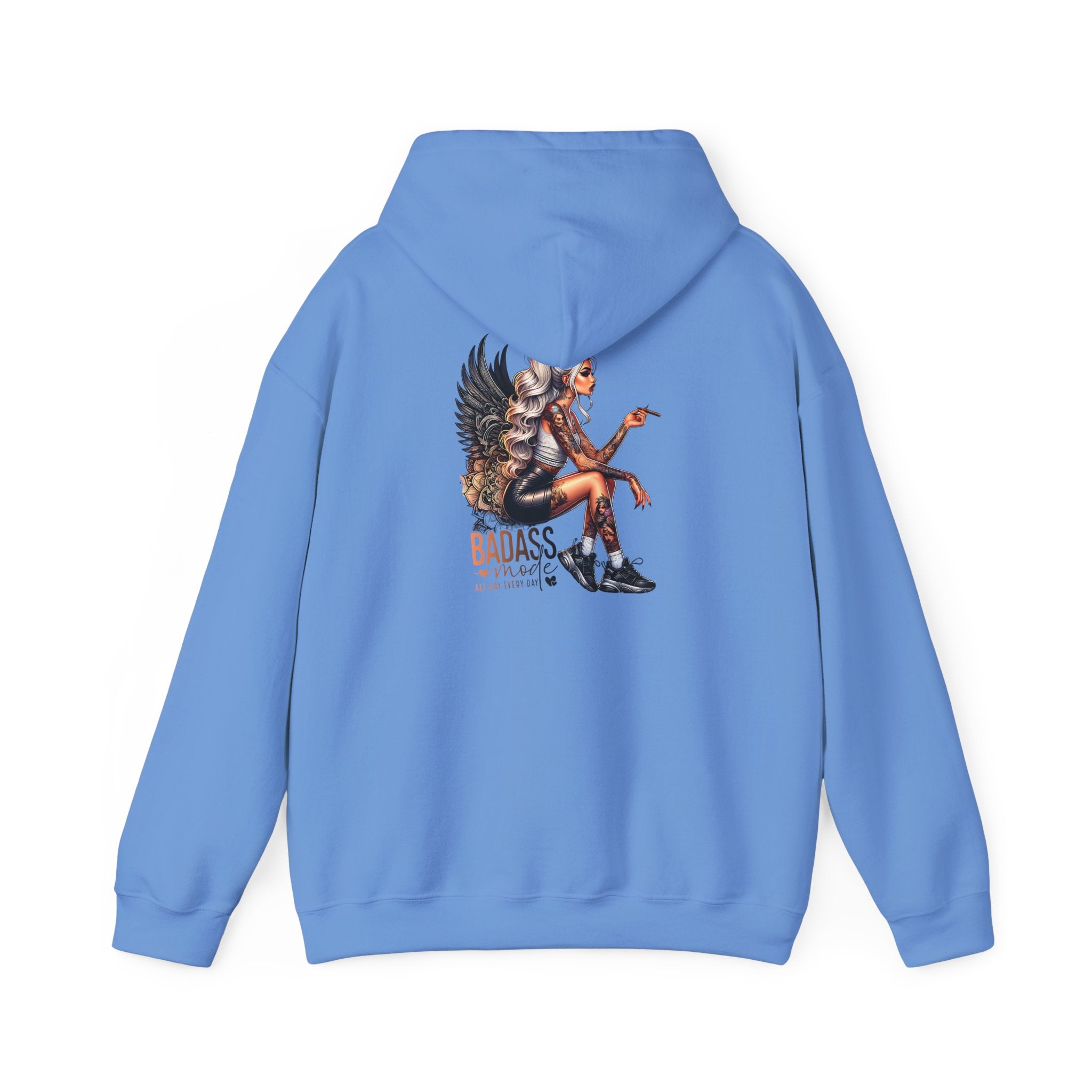 Badass Girl Hoodie, Edgy Women's Sweatshirt Gift, Rebel Chick Jumper, Cool