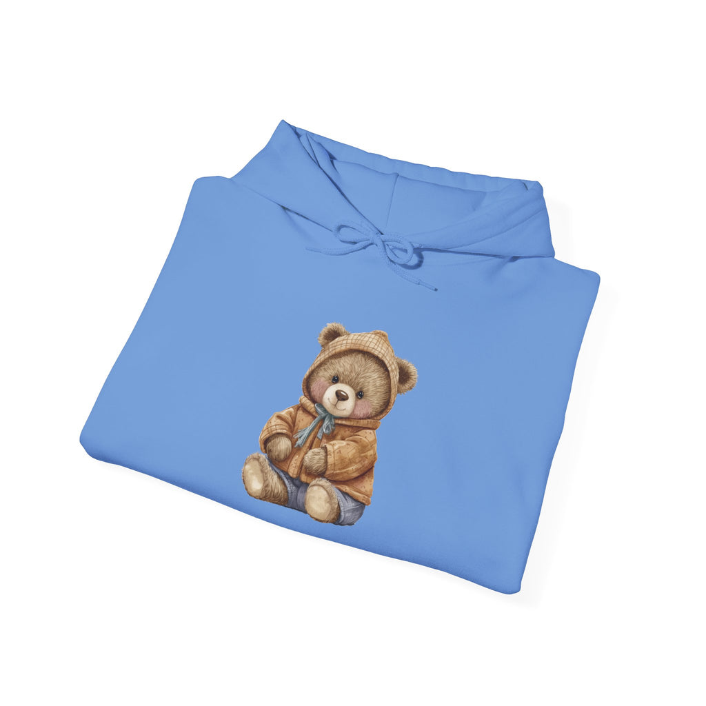 Teddy Bear Hoodie, Cozy Unisex Sweatshirt, Cute Animal Design, Winter Apparel, Warm Pullover Jumper, Gift for Him or Her