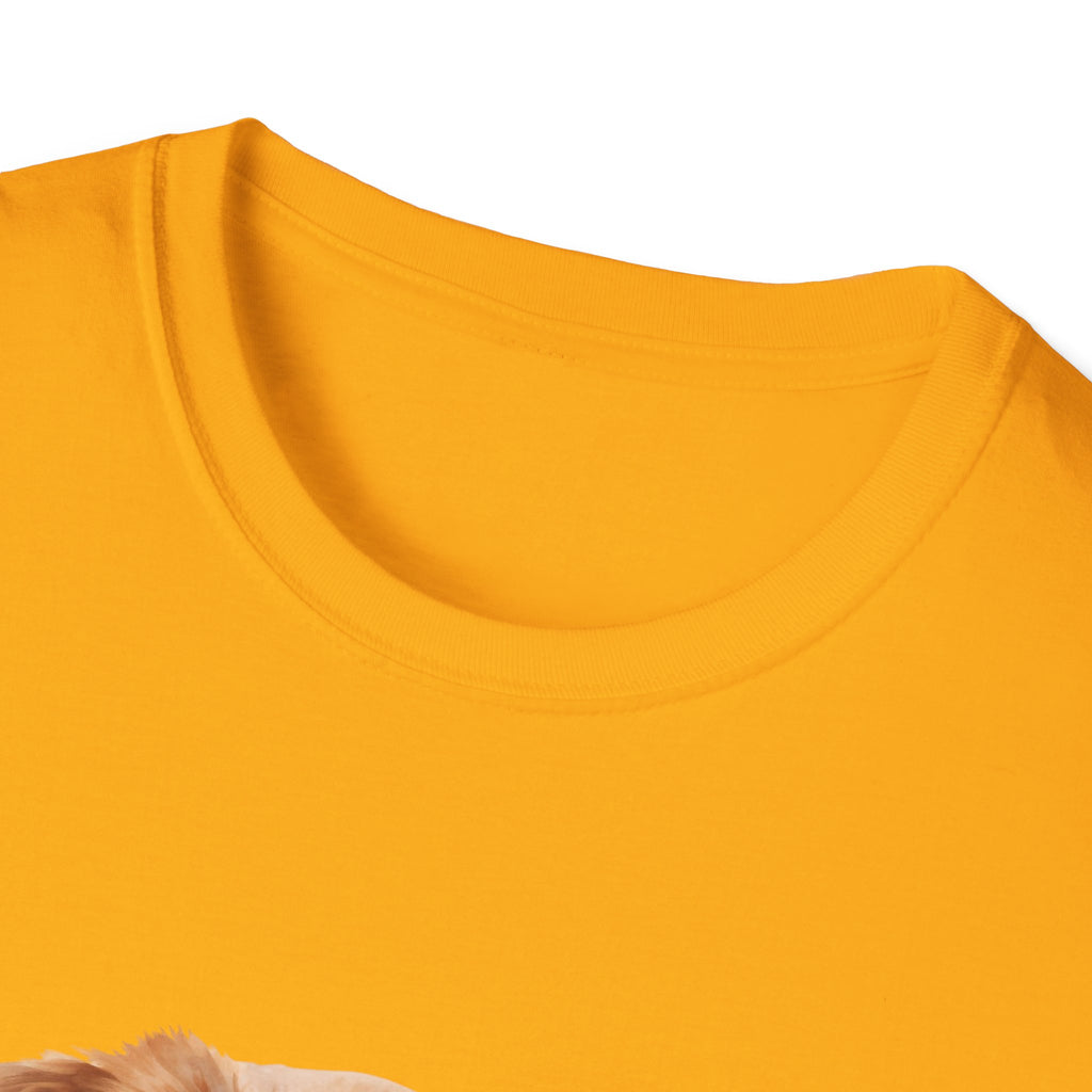 Poppy Labrador Retriever Unisex T-Shirt, Dog Lover Tee, Floral Labrador Shirt, Cute Pet Tee, Flower Dog Shirt