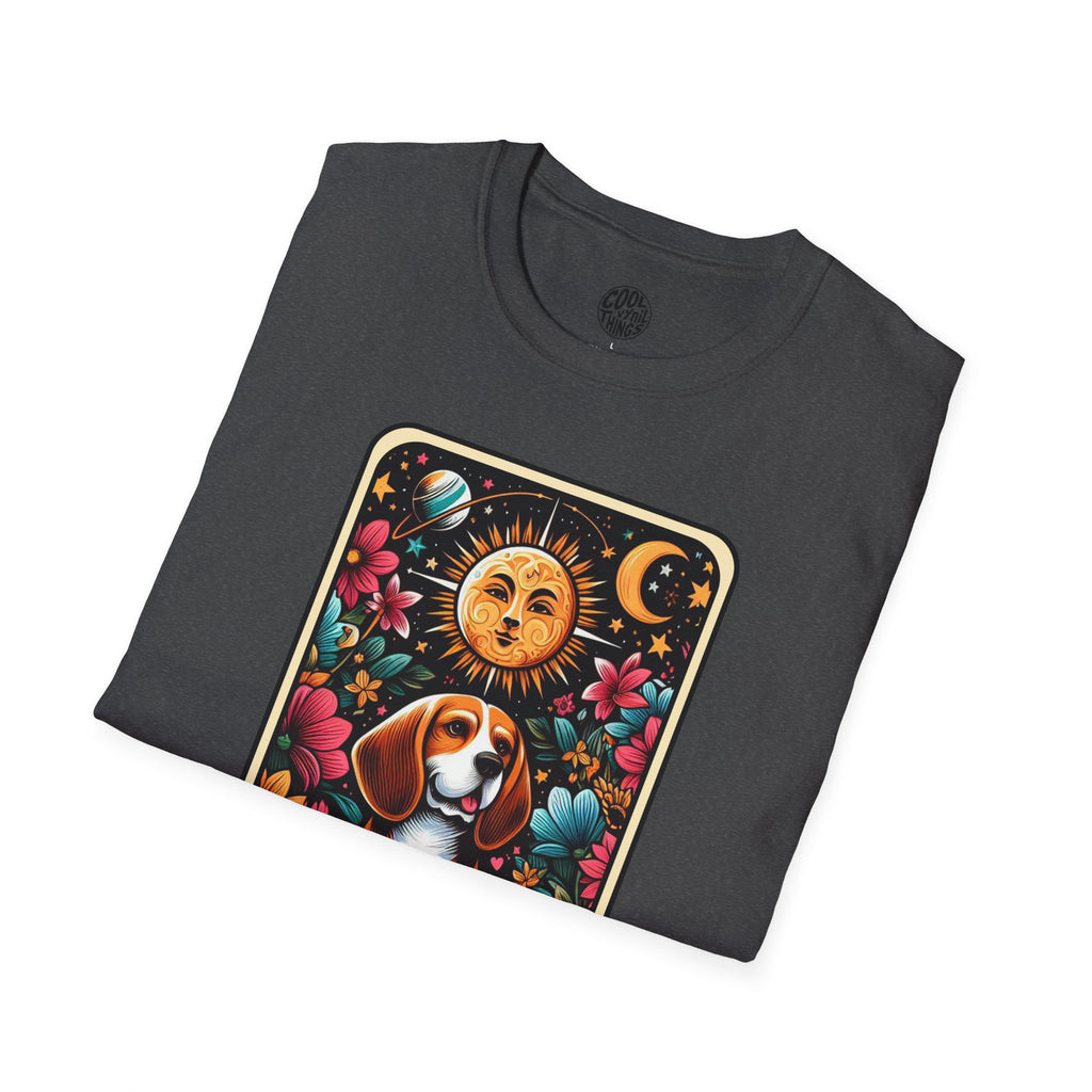 Beagle Graphic Tee | Unisex Dog Lover T-Shirt, Floral Design Shirt, Gift for Pet Owners, Casual Everyday Wear, Animal Lover Apparel