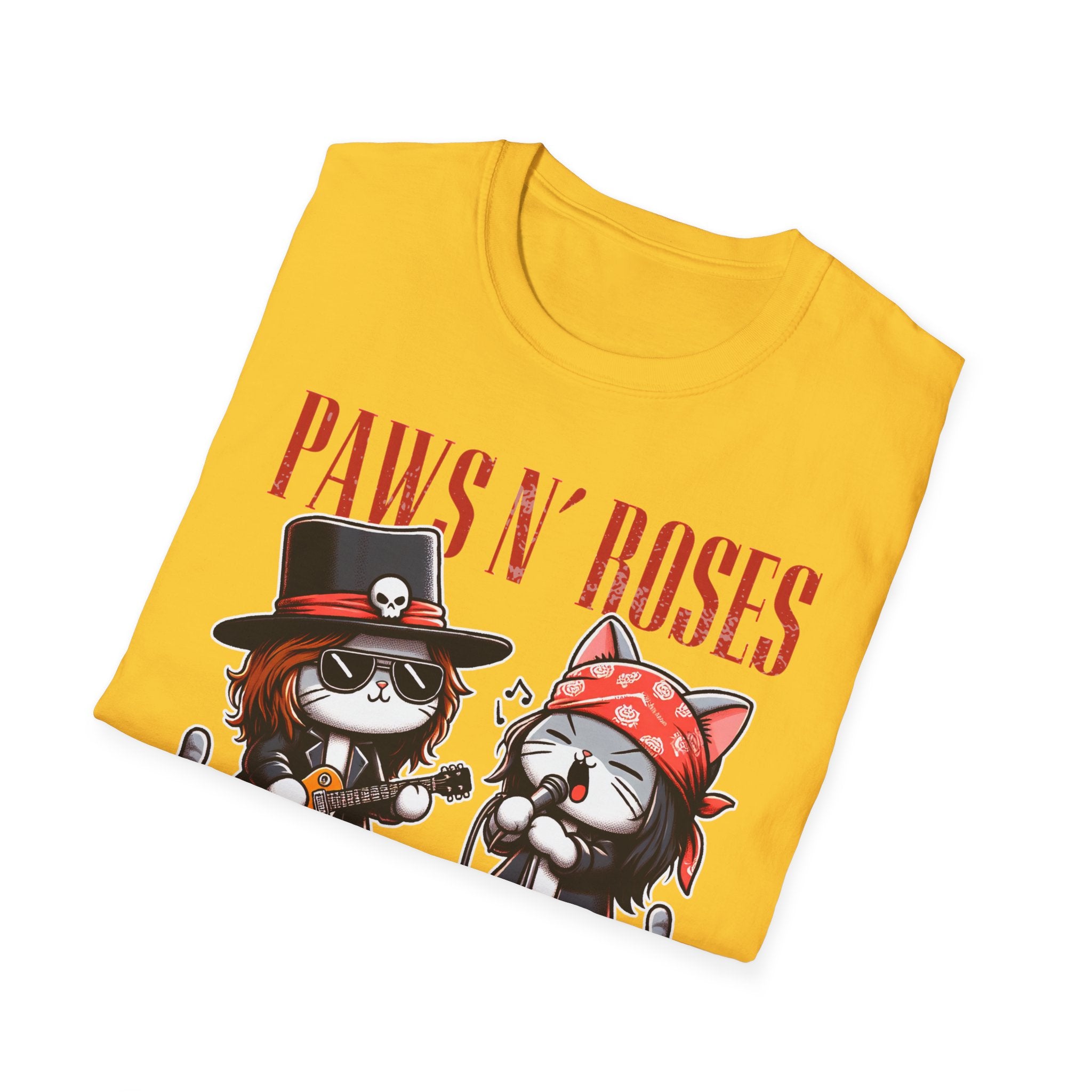Paws N' Roses T-Shirt, Dog Lover Shirt, Floral Animal Tee, Pet Owner Gift, Cute Graphic Top, Nature Lover Apparel